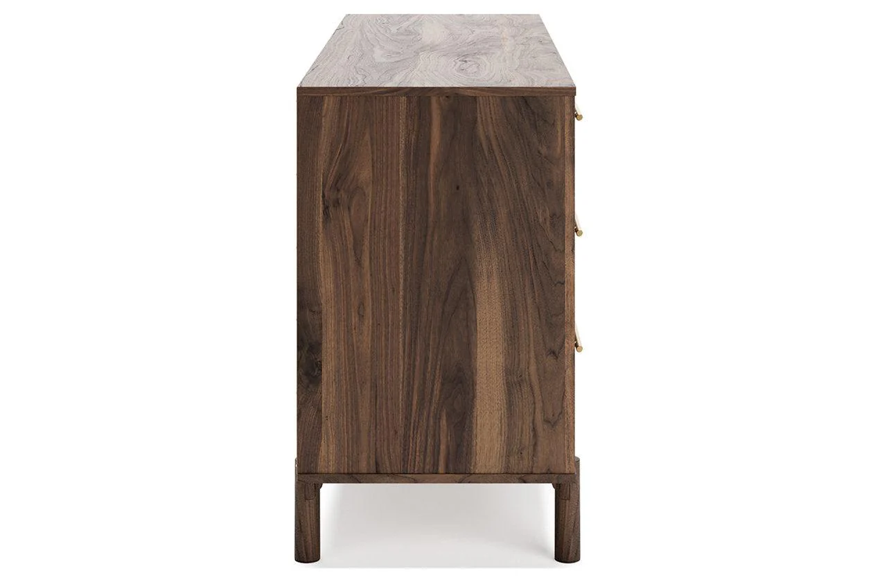 Calverson Mocha Dresser - Image 4