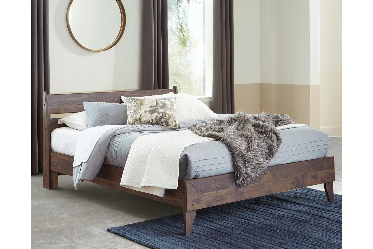 Calverson Mocha Full Panel Platform Bed - Image 2