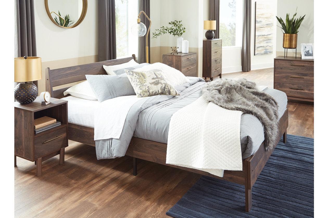 Calverson Mocha Full Panel Platform Bed - Image 6