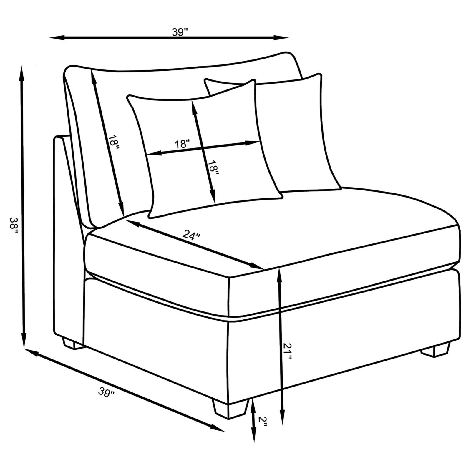Cambria Grey 6-piece Upholstered Modular Sectional - Image 21