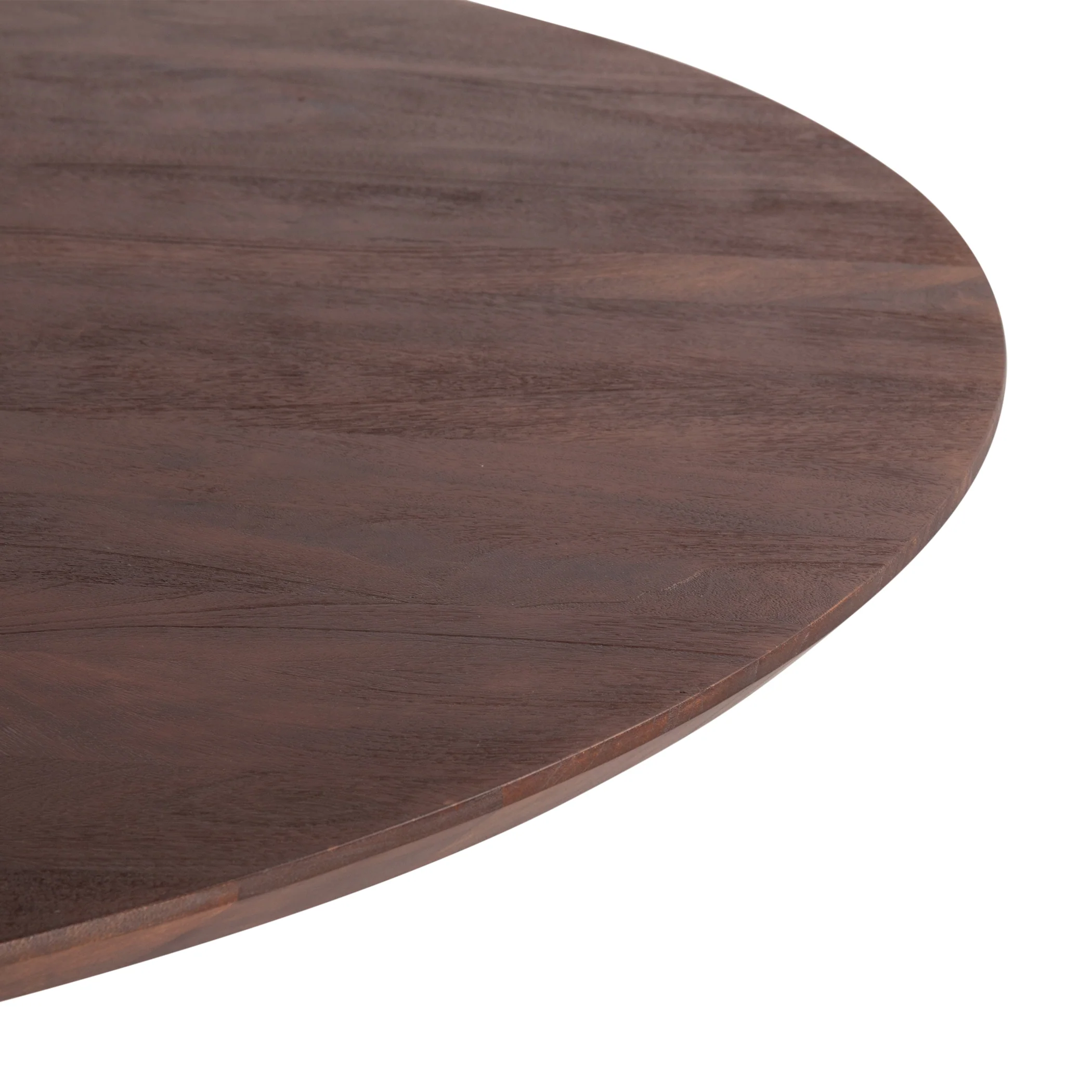 Cambridge 60" Round Dining Table in Walnut Mango Wood - Image 2