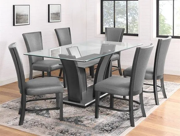 Camelia Gray Dining Chair, Set of 2 - Image 2