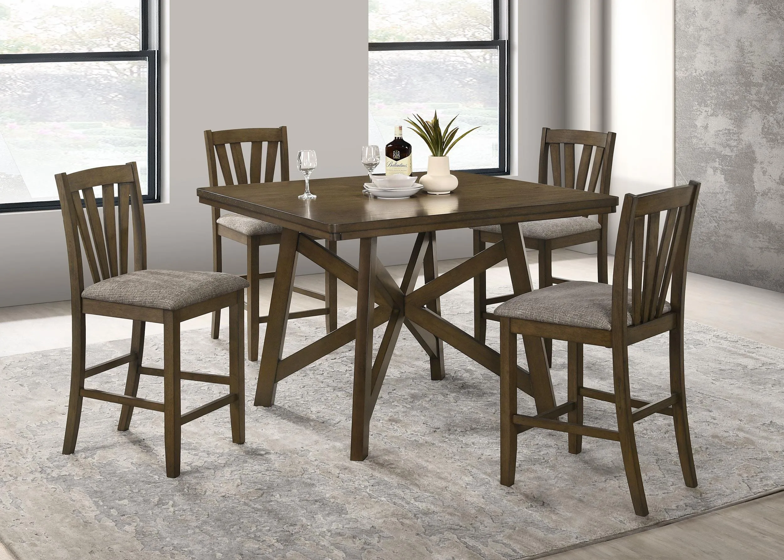 Canfield Brown Counter Height Chair, Set of 2 - Image 14
