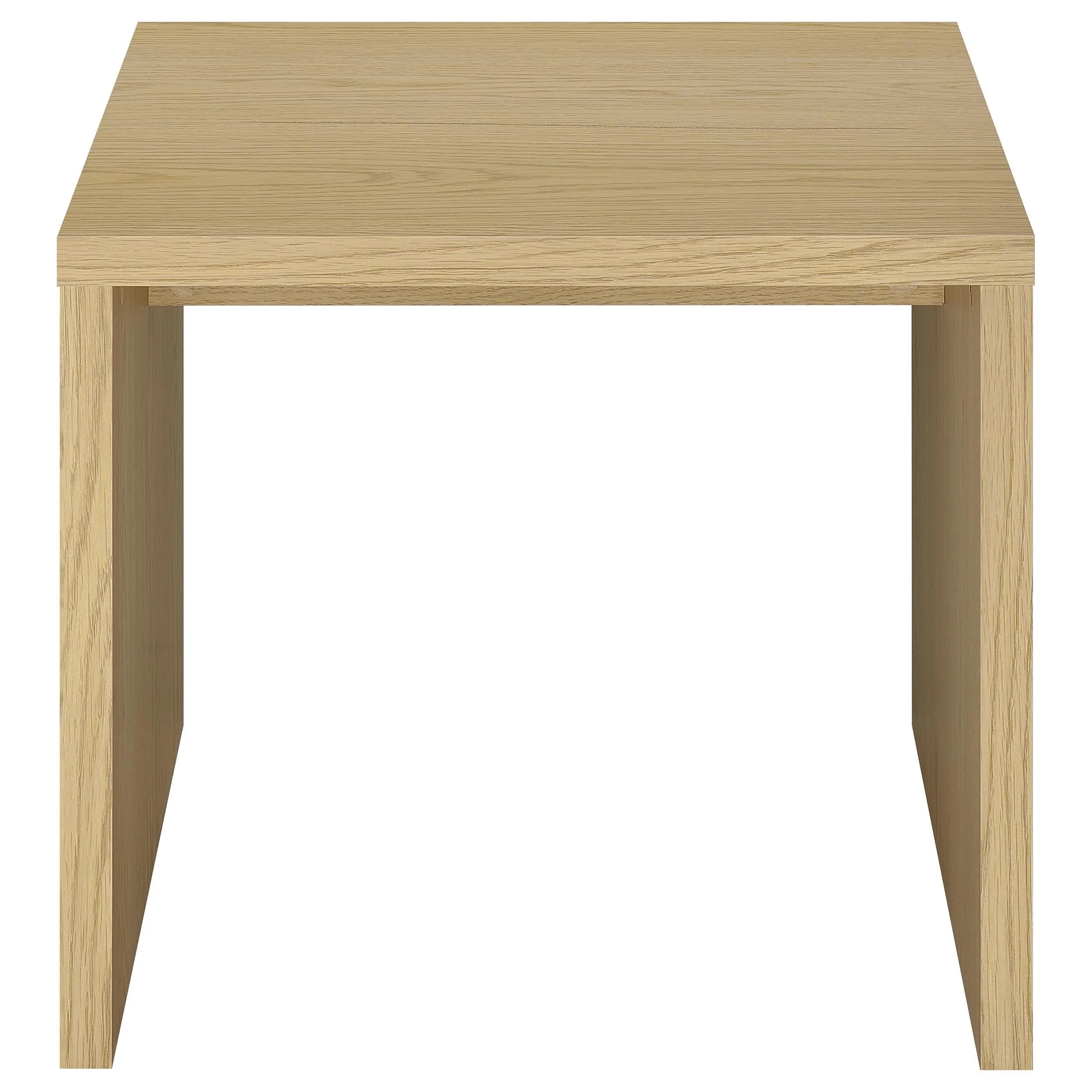 Canoga Light Oak 2-Piece Lift Top Cocktail Coffee Table Set - Image 4