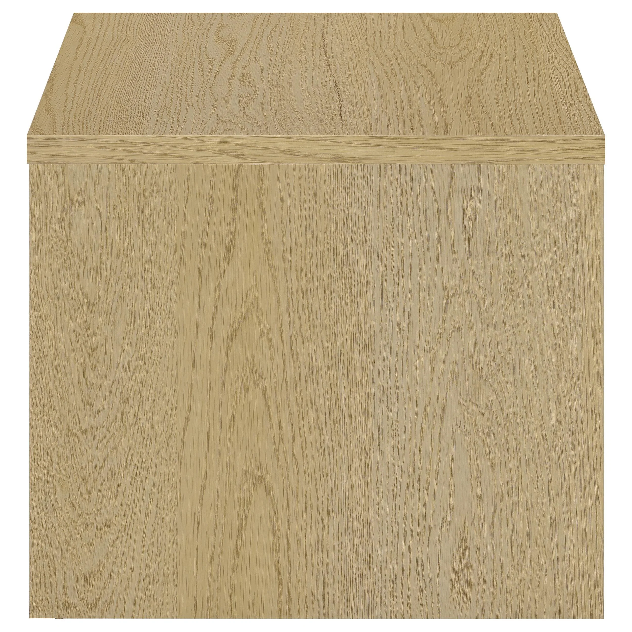 Canoga Light Oak 2-Piece Lift Top Cocktail Coffee Table Set - Image 7