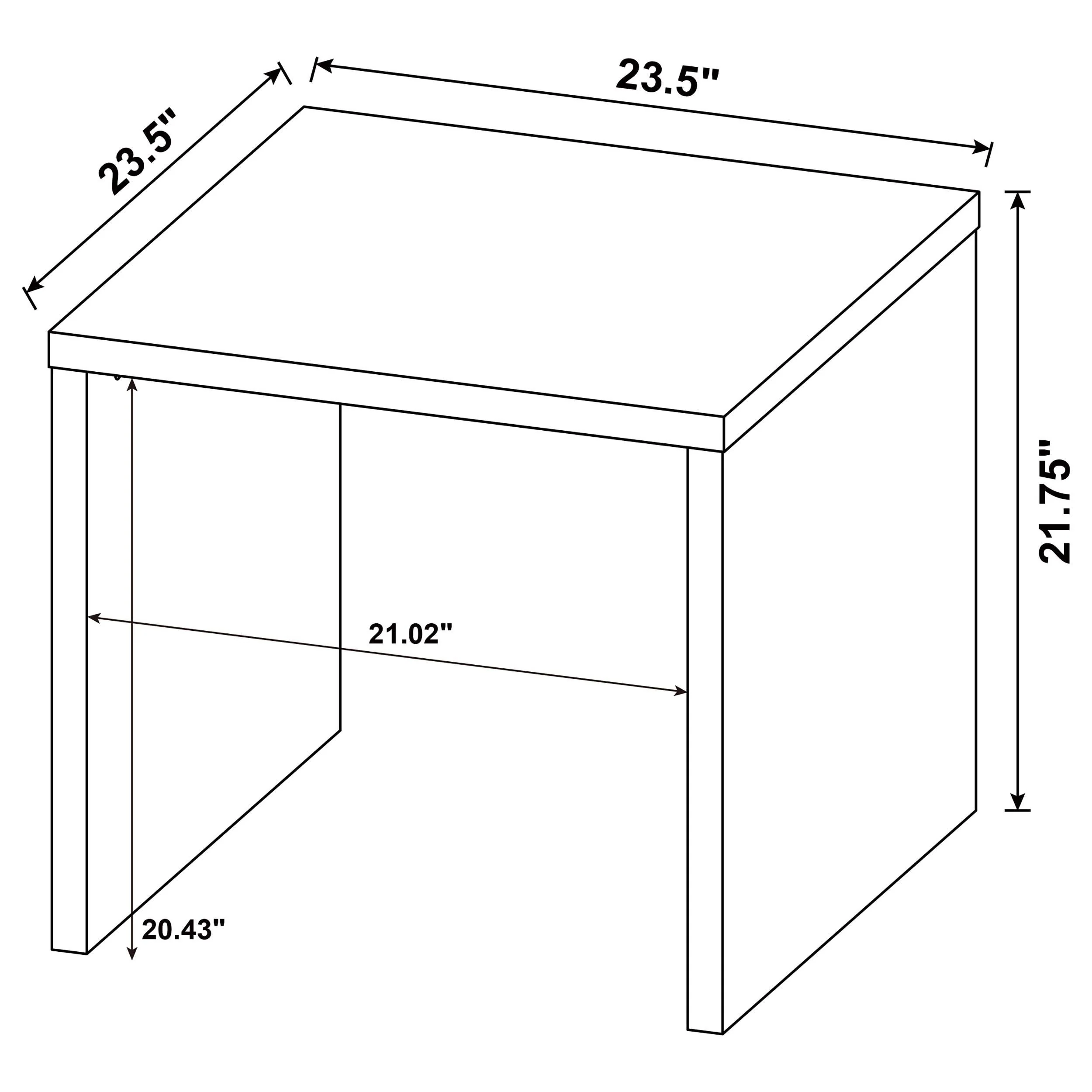 Canoga Light Oak 3-Piece Lift Top Cocktail Coffee Table Set - Image 16