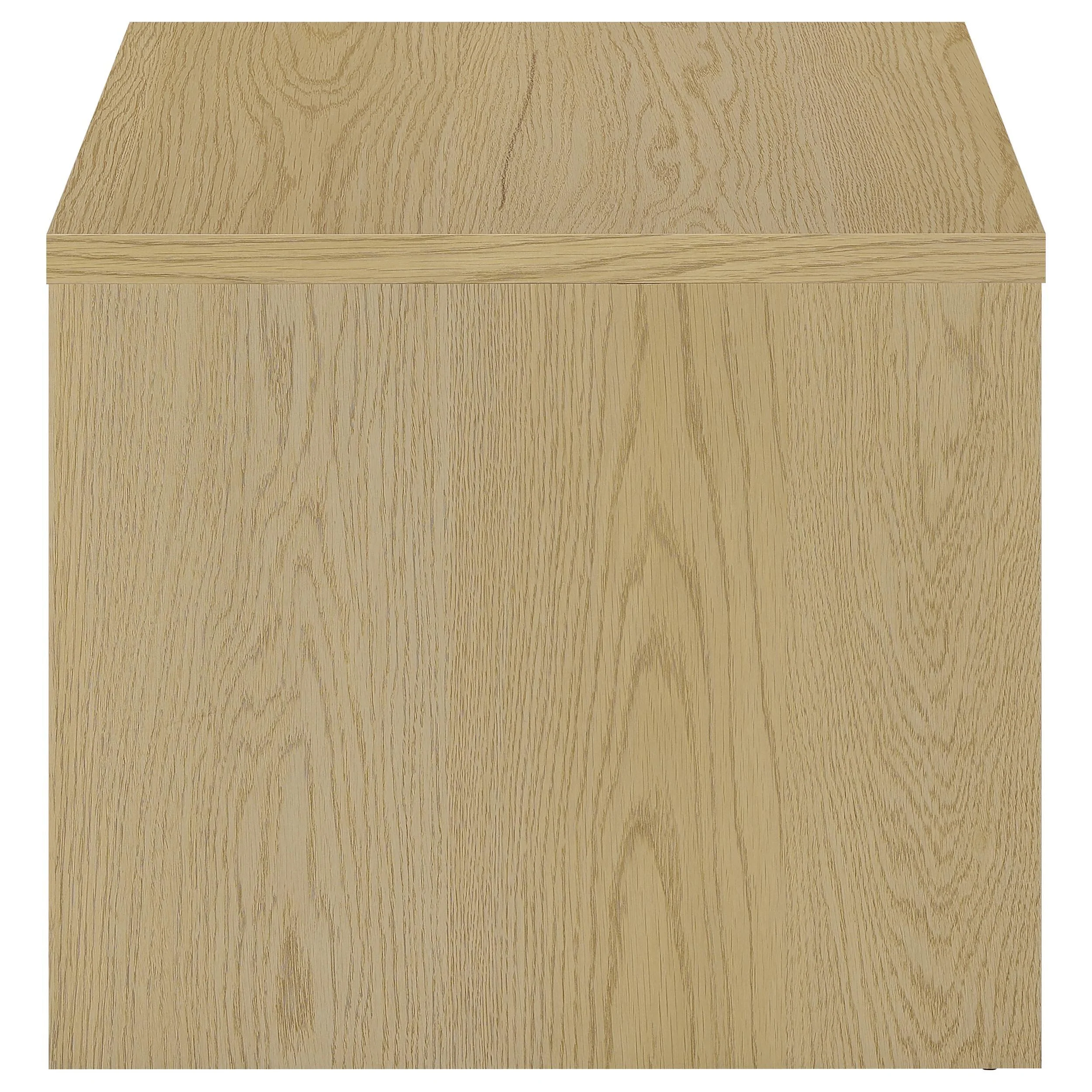 Canoga Light Oak 3-Piece Lift Top Cocktail Coffee Table Set - Image 6
