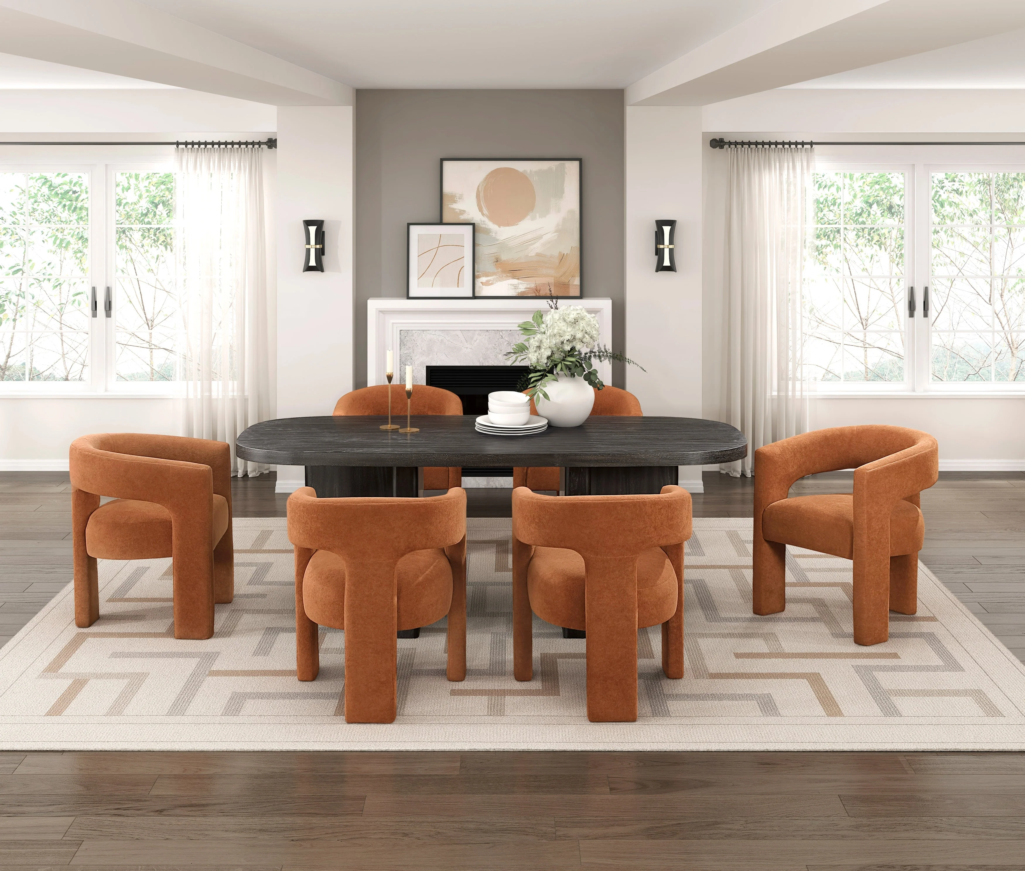 Canton Brown Side Chair, Set of 2 - Image 16