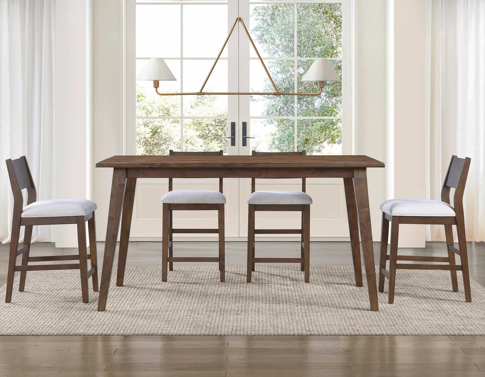 Canton Mocha Counter Height Dining Set - Image 15