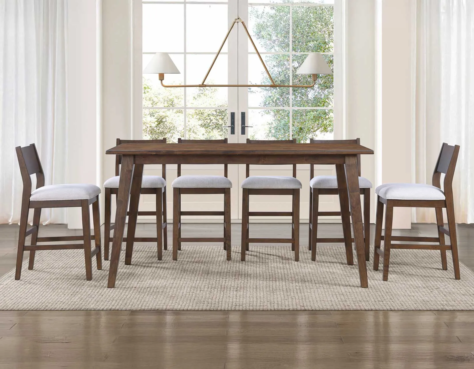 Canton Mocha Counter Height Dining Set - Image 2