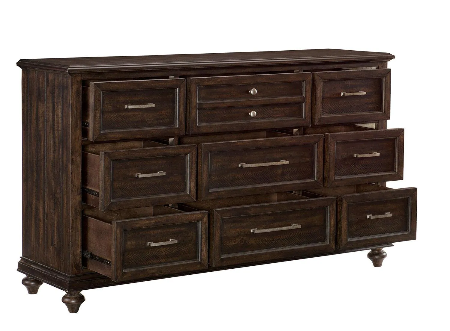 Cardano Driftwood Charcoal Dresser - Image 3