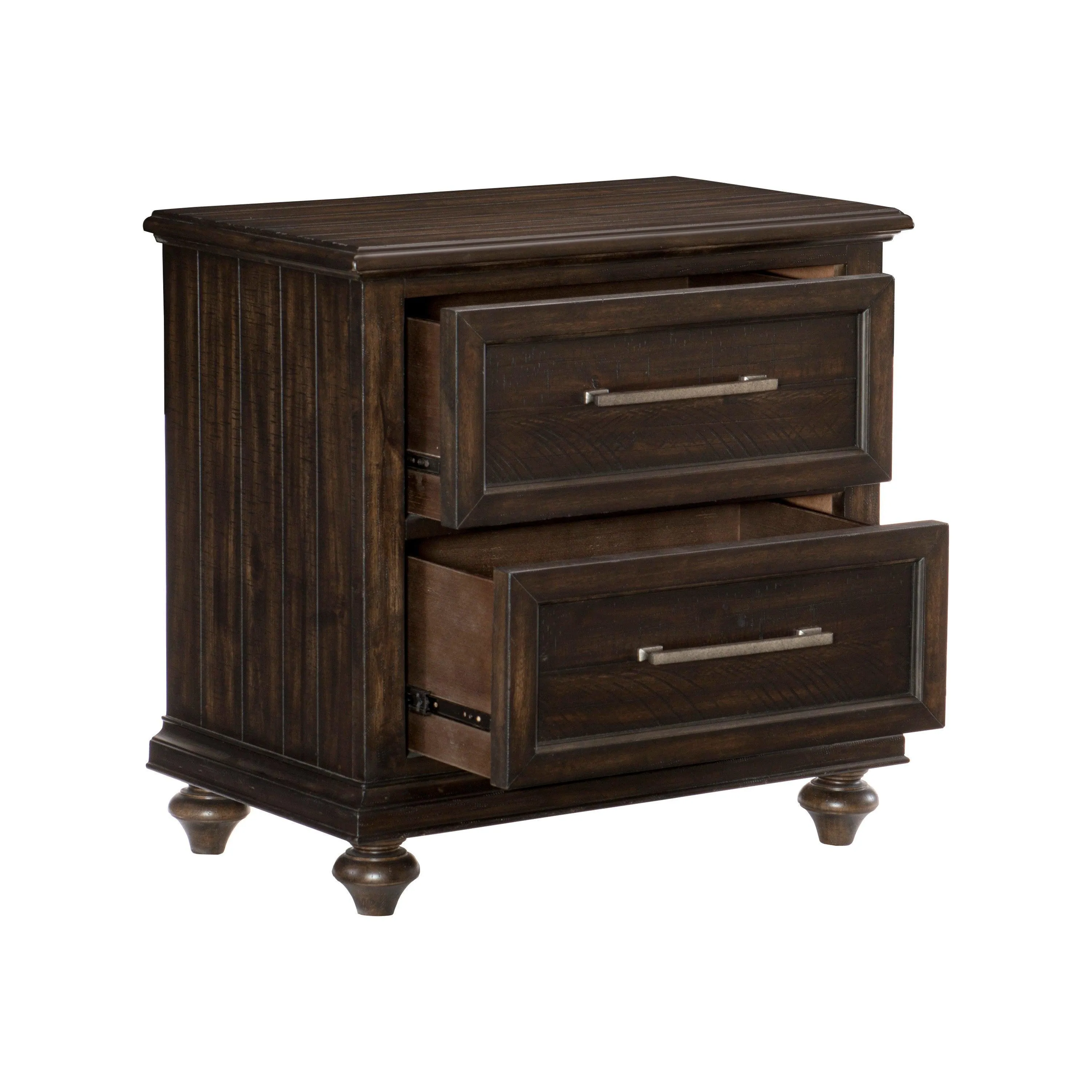 Cardano Driftwood Charcoal Nightstand - Image 3