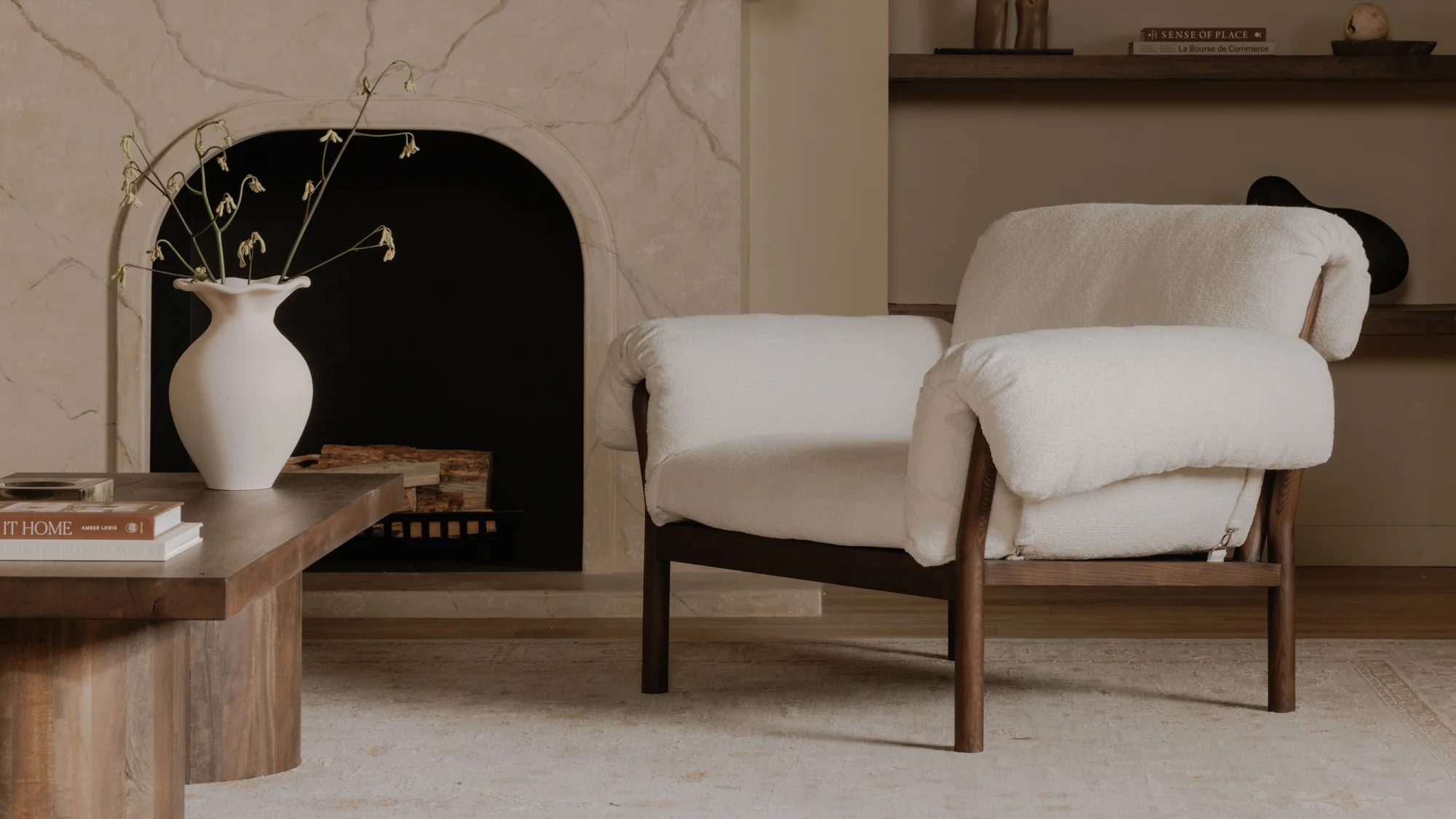 Cardero Lounge Chair Ivory - Image 8