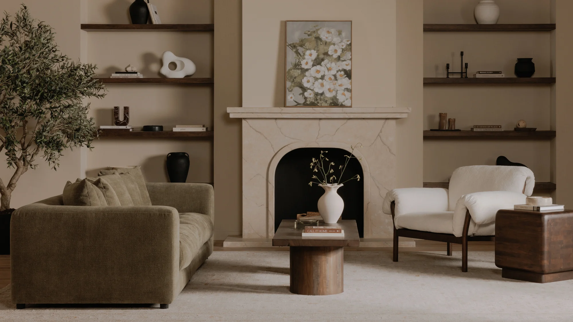 Cardero Lounge Chair Ivory - Image 9