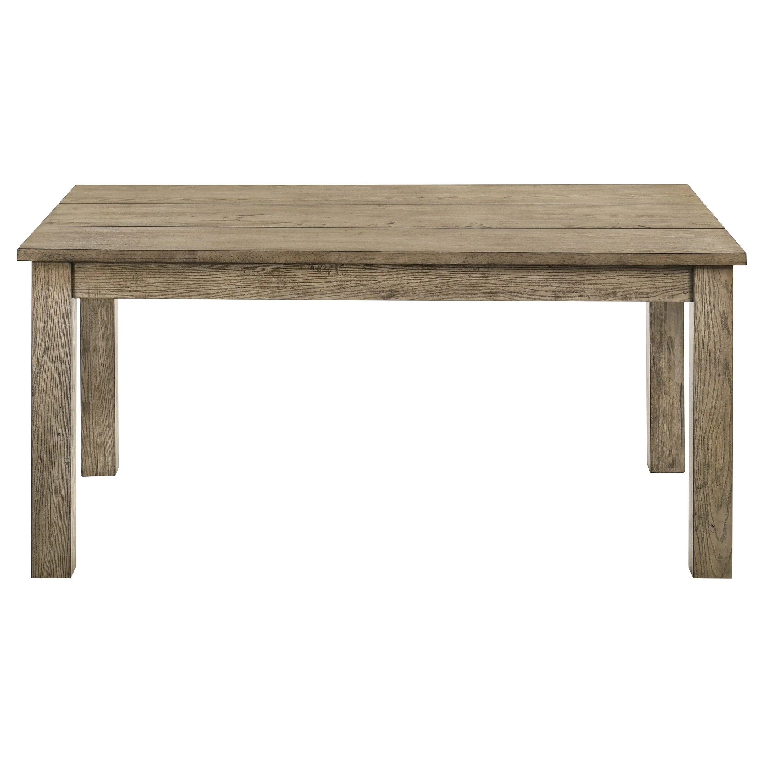 Cardova Vineyard Oak 87-inch Solid Wood Extension Dining Table - Image 6