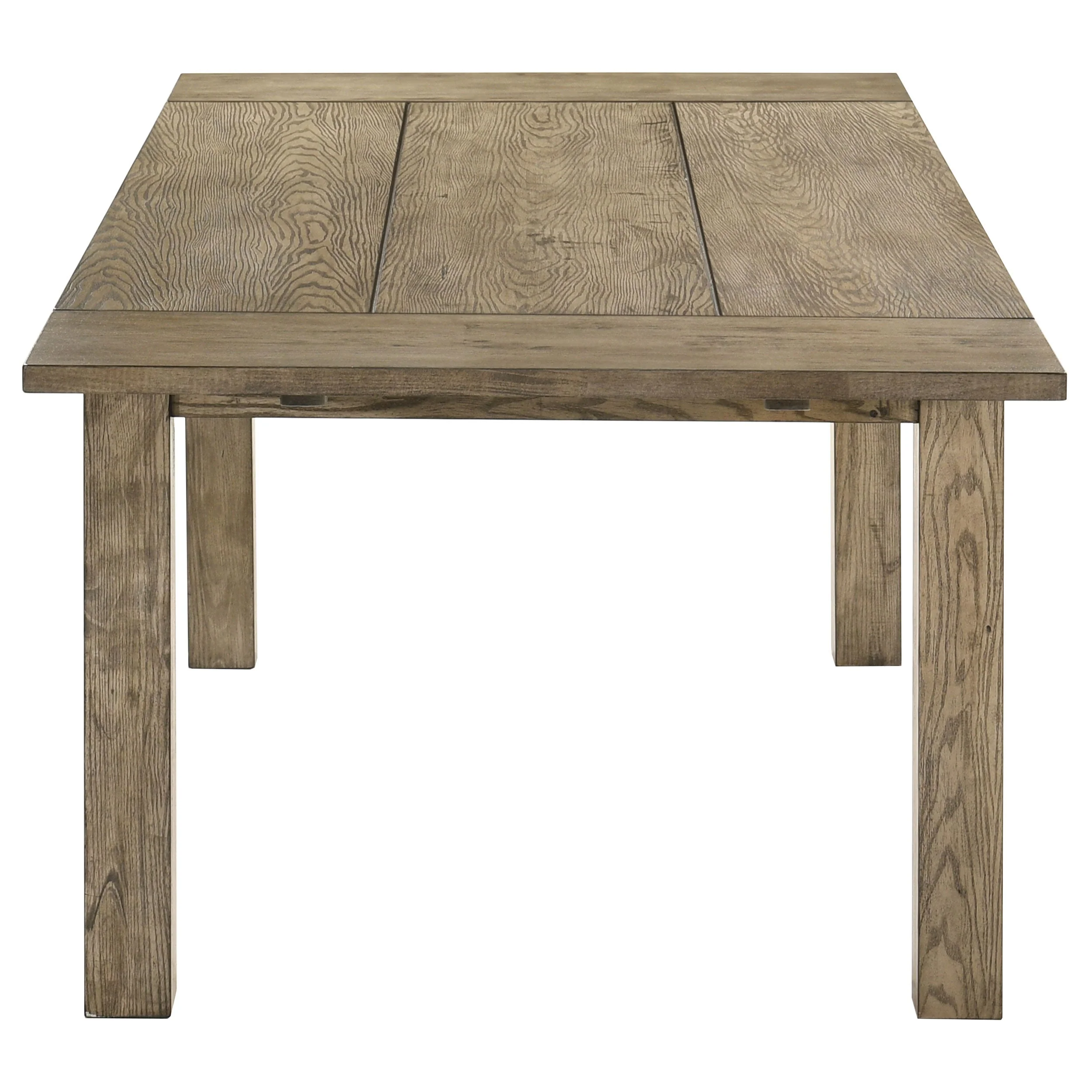 Cardova Vineyard Oak 87-inch Solid Wood Extension Dining Table - Image 7