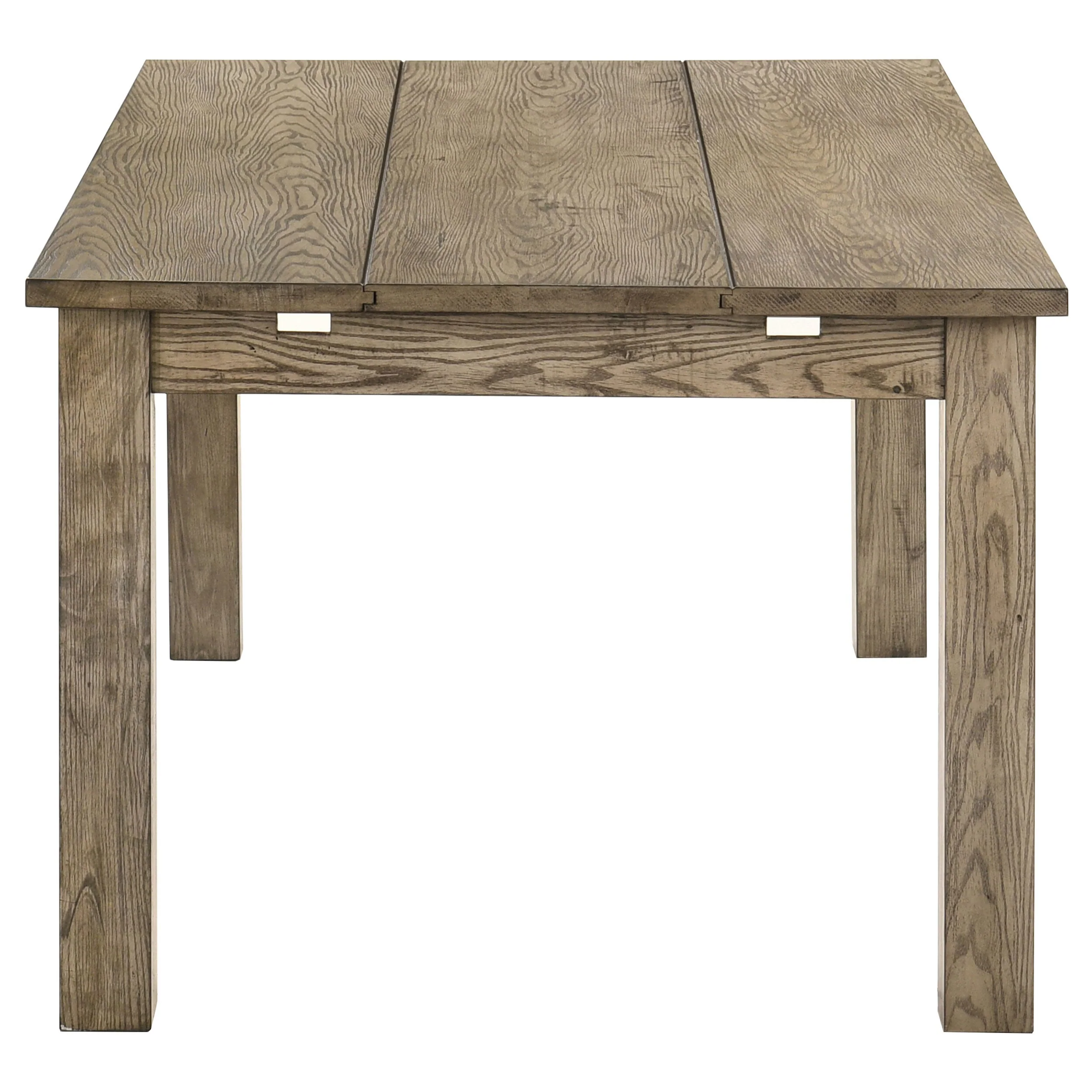 Cardova Vineyard Oak 87-inch Solid Wood Extension Dining Table - Image 8