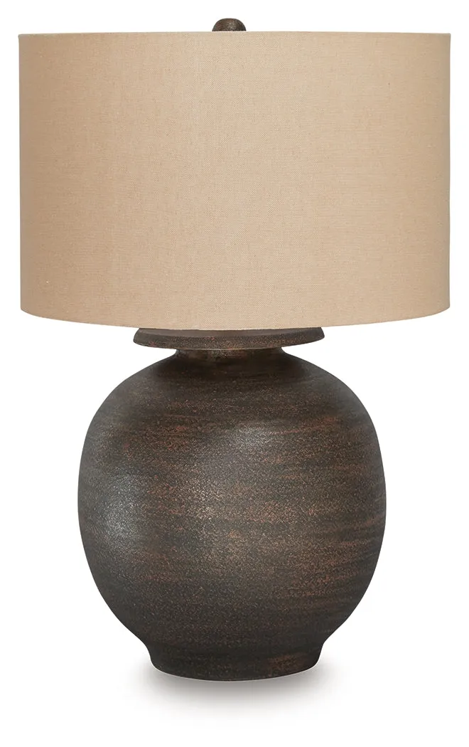 Carlenbury Antique Brown Table Lamp - Image 2