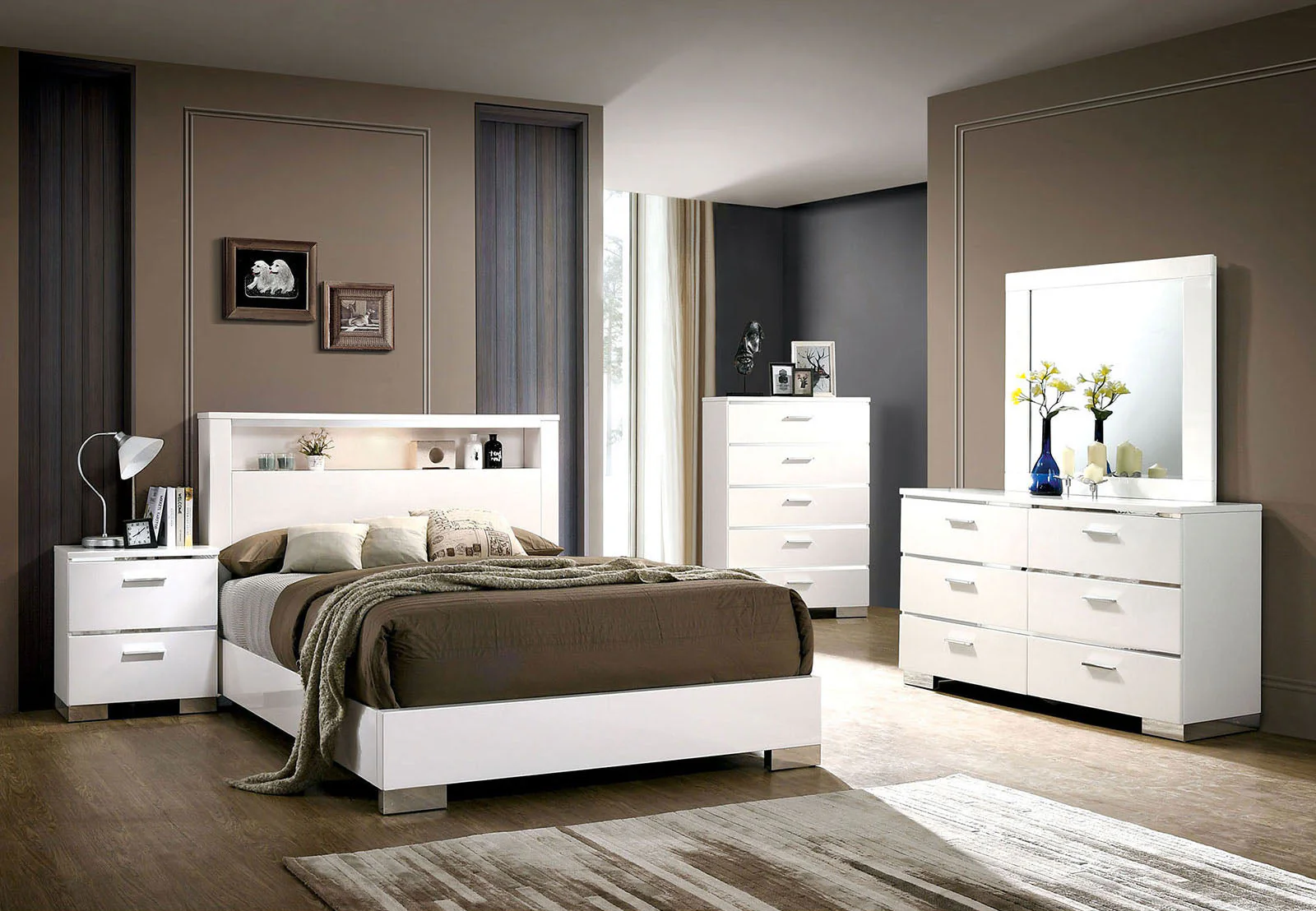 Carlie White Dresser - Image 2