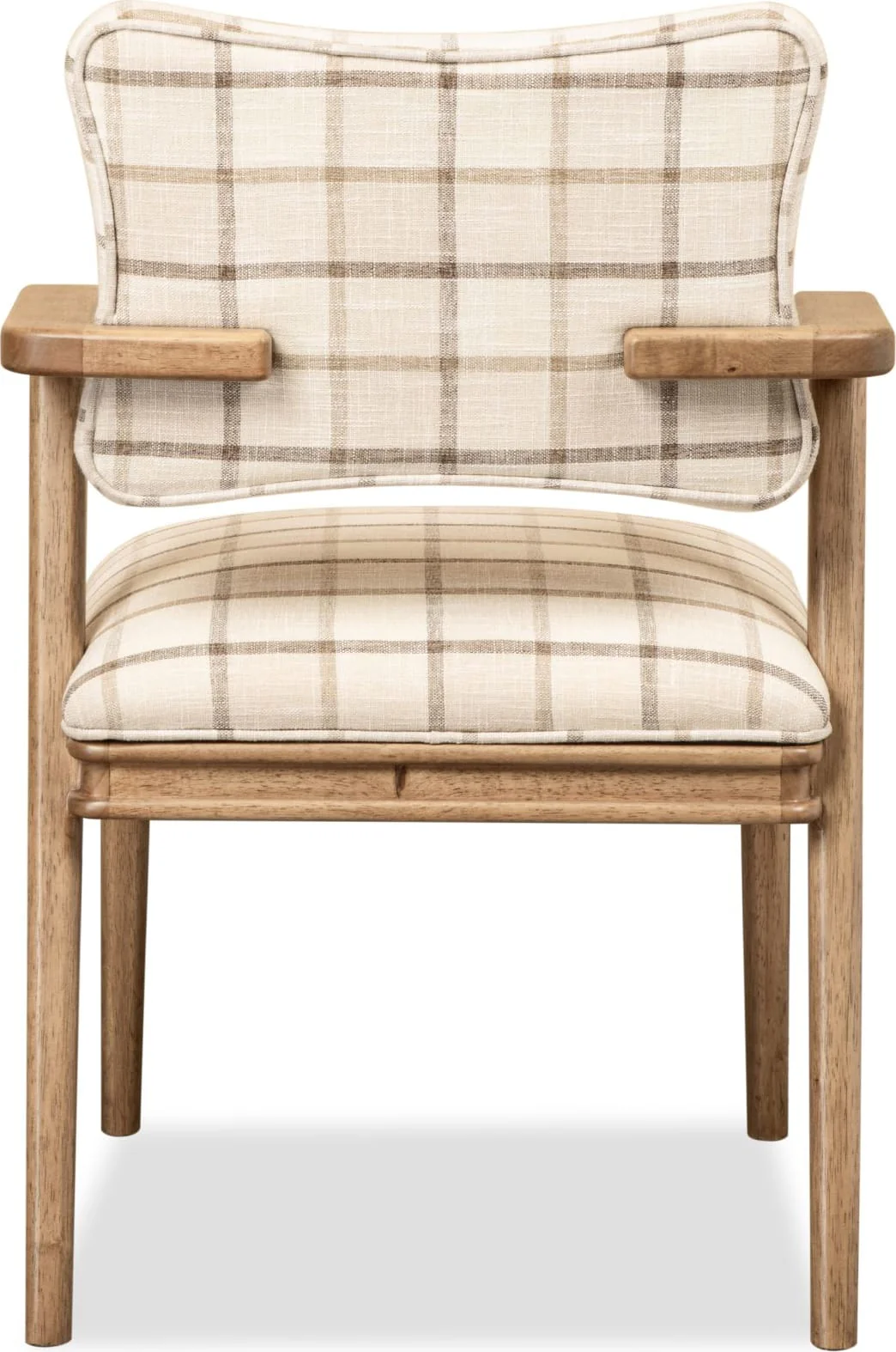 Carlisle White/Brown Armchair (Set of 2) - Image 5