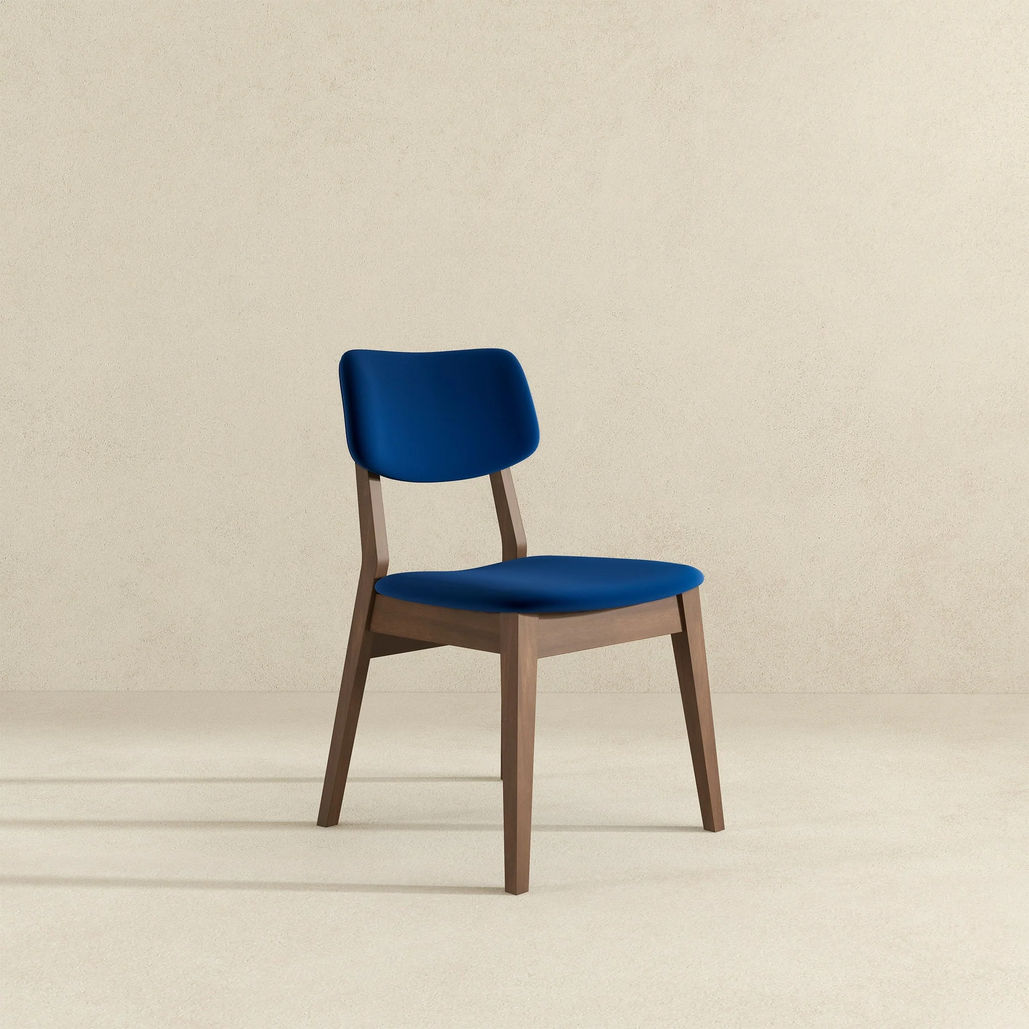 Carlos Blue Velvet Solid Back Side Chair (Set Of 2) - Image 4