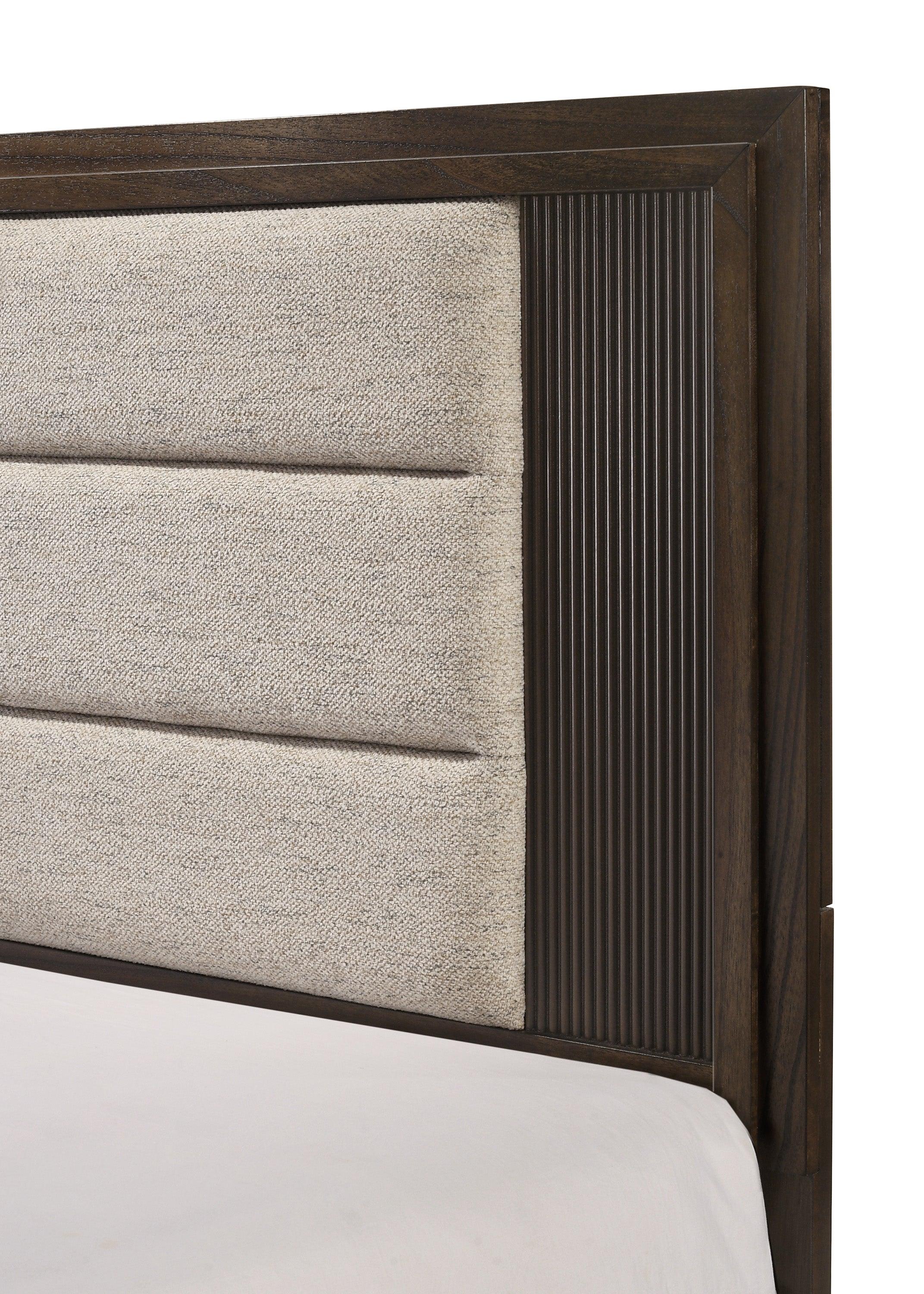 Carlton Brown King Panel Bed - Image 2