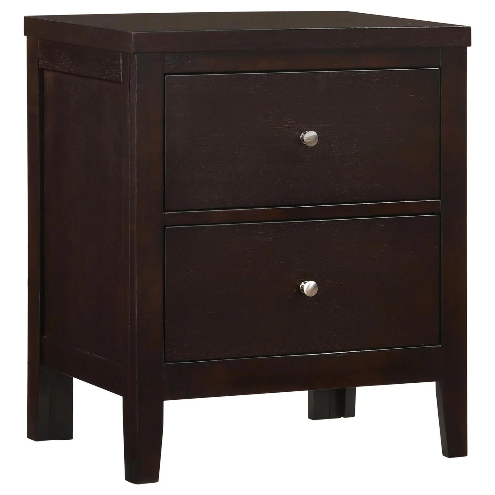 Carlton Cappuccino 5-Piece Queen Bedroom Set with Upholstered Headboard - Image 5
