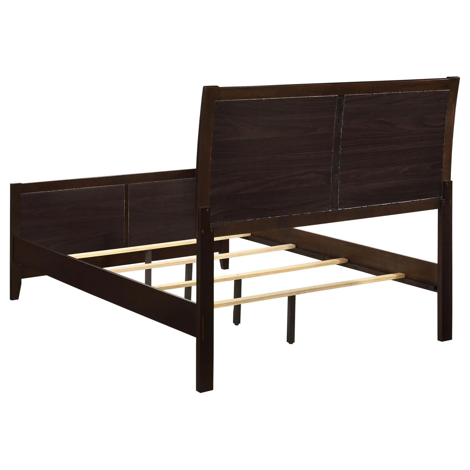 Carlton Cappuccino/Black Queen Upholstered Bed - Image 3