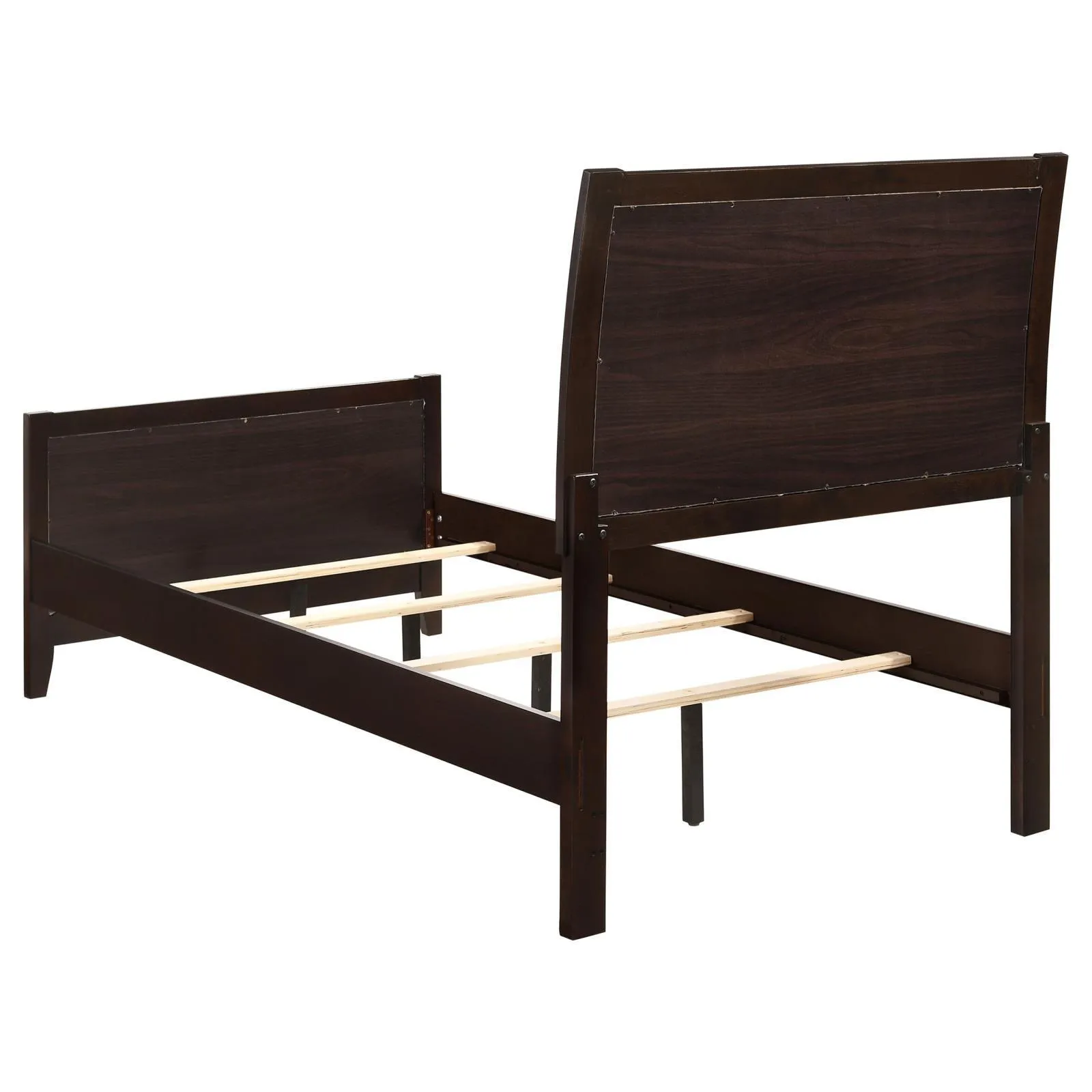 Carlton Cappuccino/Black Twin Upholstered Panel Bed - Image 4