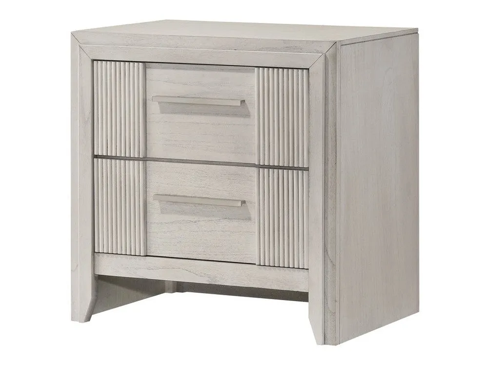 Carlton White Mist Nightstand