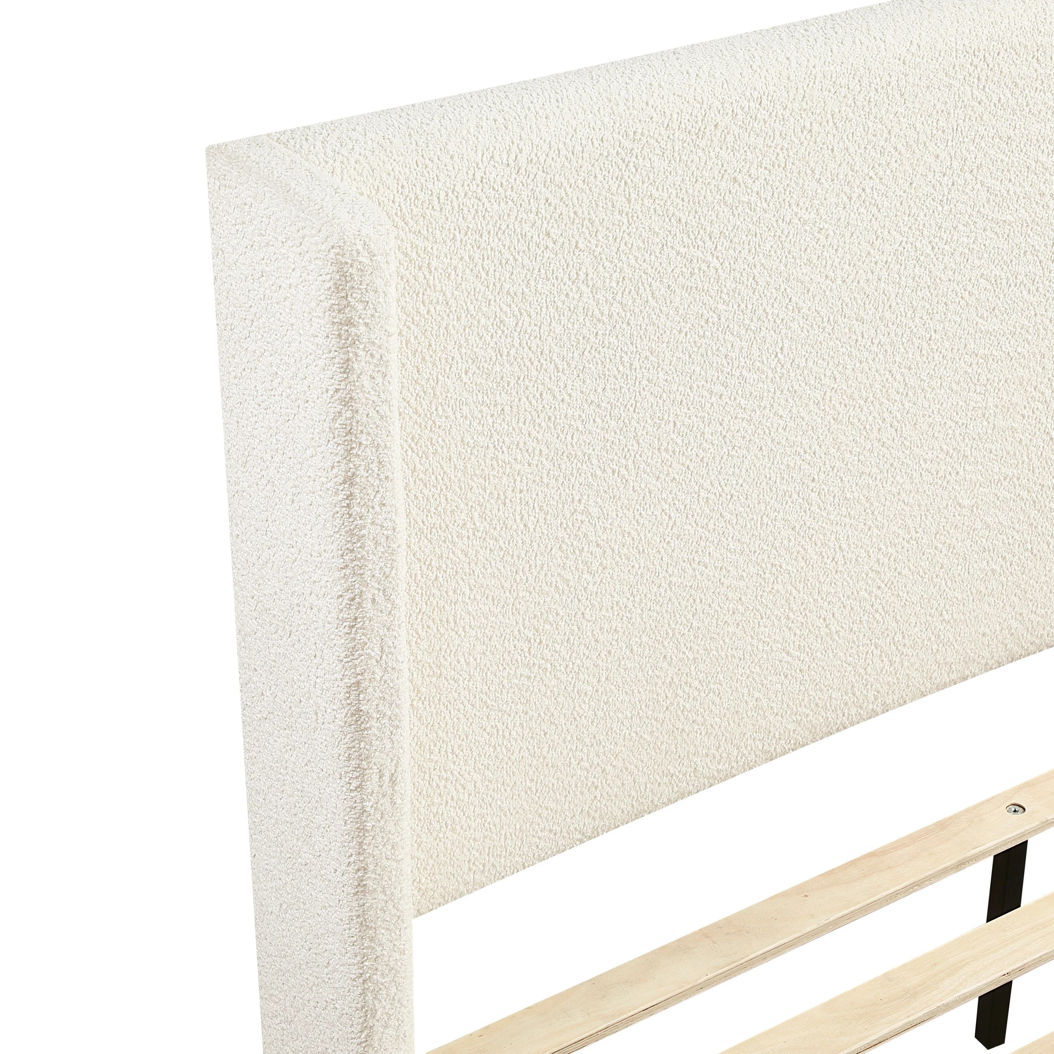 Carmel Beige California King Platform Bed - Image 7
