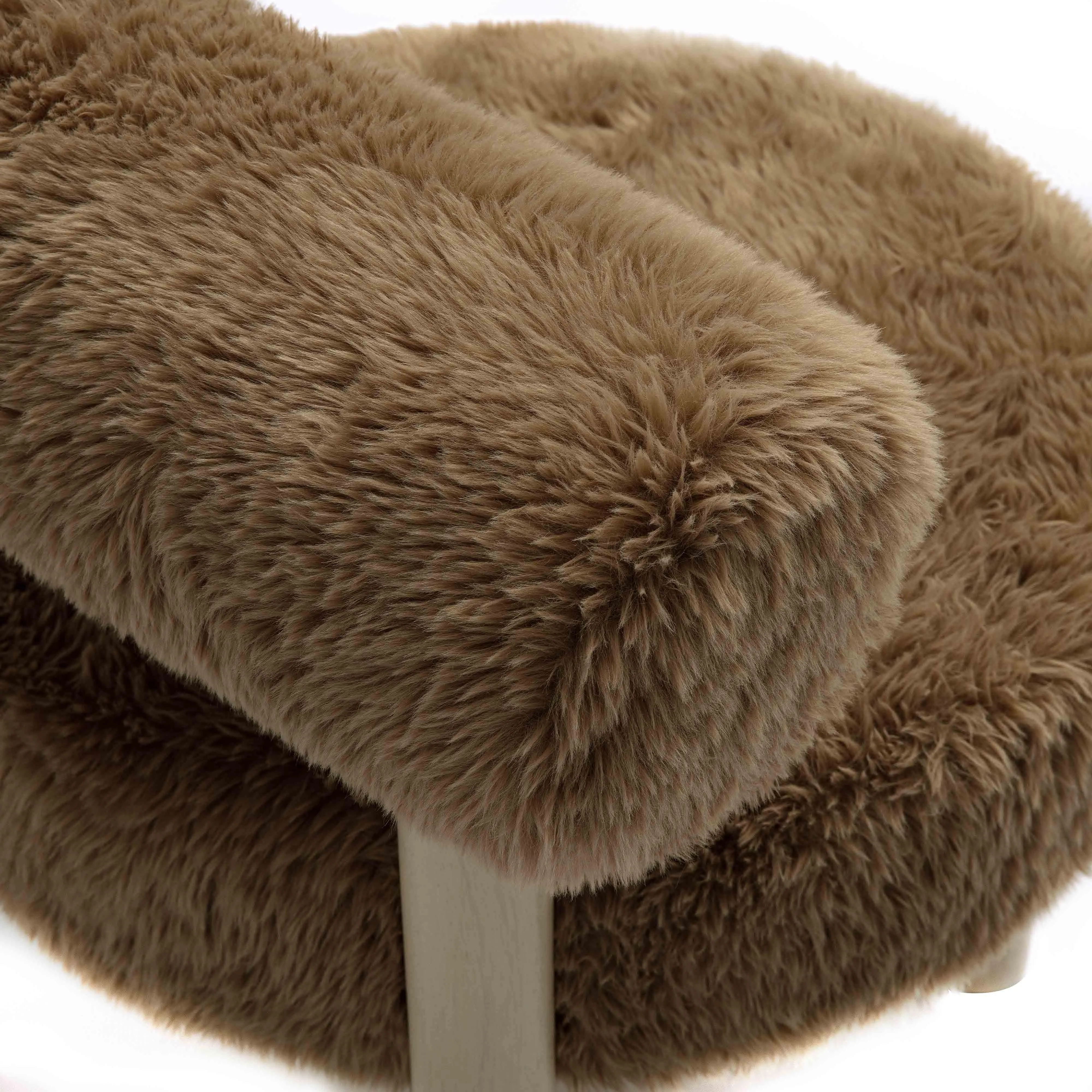 Carmel Vegan Shearling Accent Chair - Image 13
