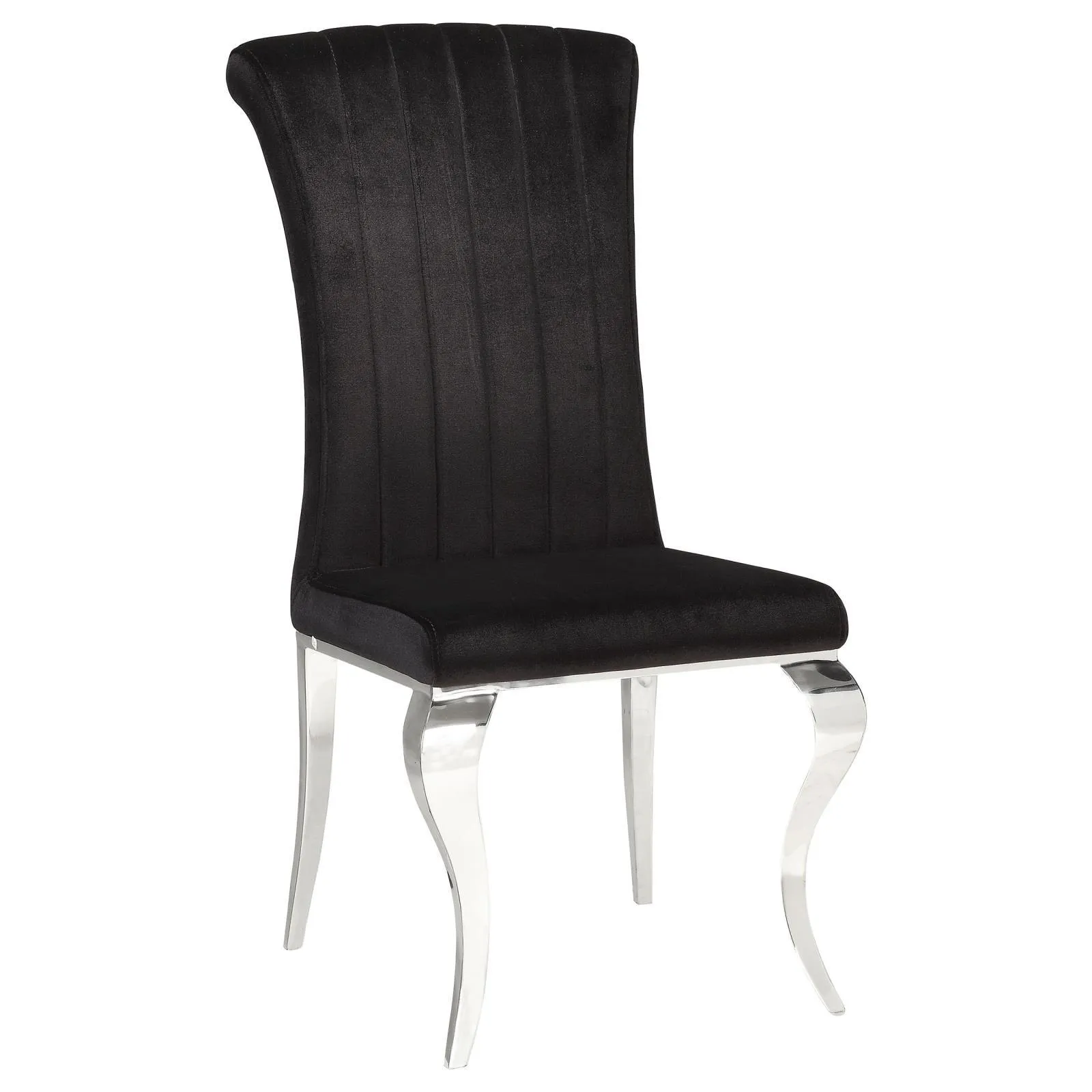 Carone Black/Chrome 5-Piece Dining Set - Image 3