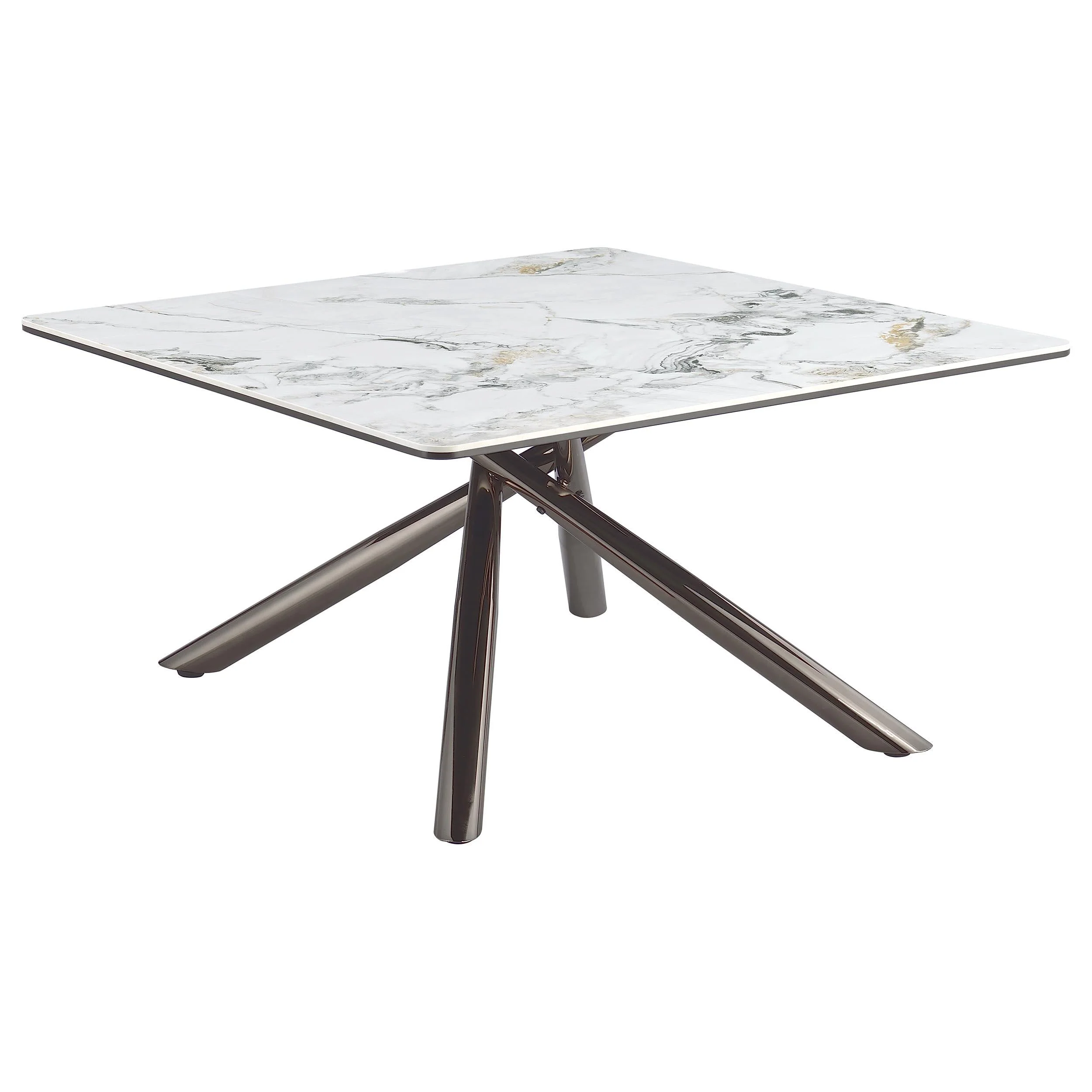 Carvell Mirage White 2-Piece Square Coffee and End Table Set - Image 5