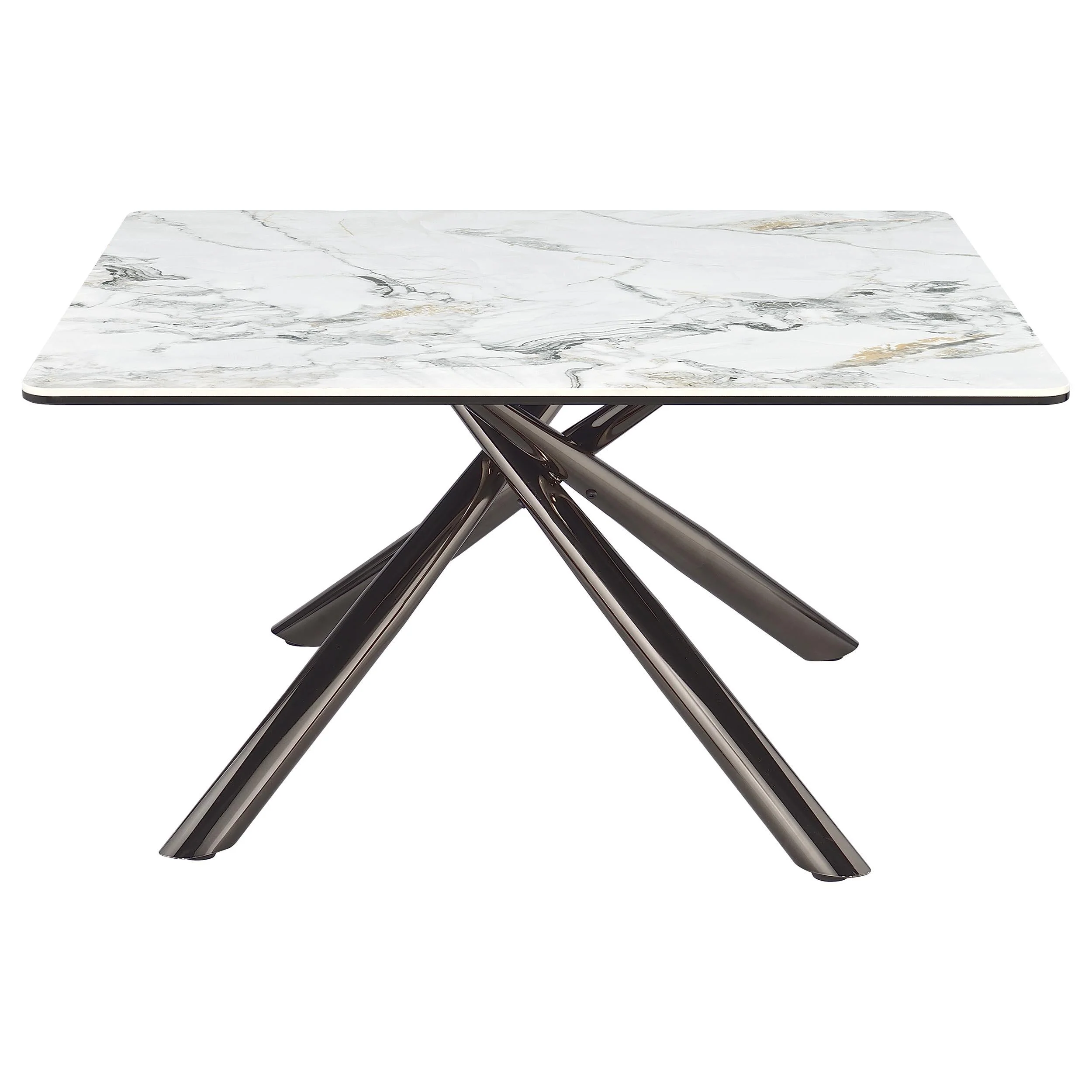 Carvell Mirage White 2-Piece Square Coffee and End Table Set - Image 6