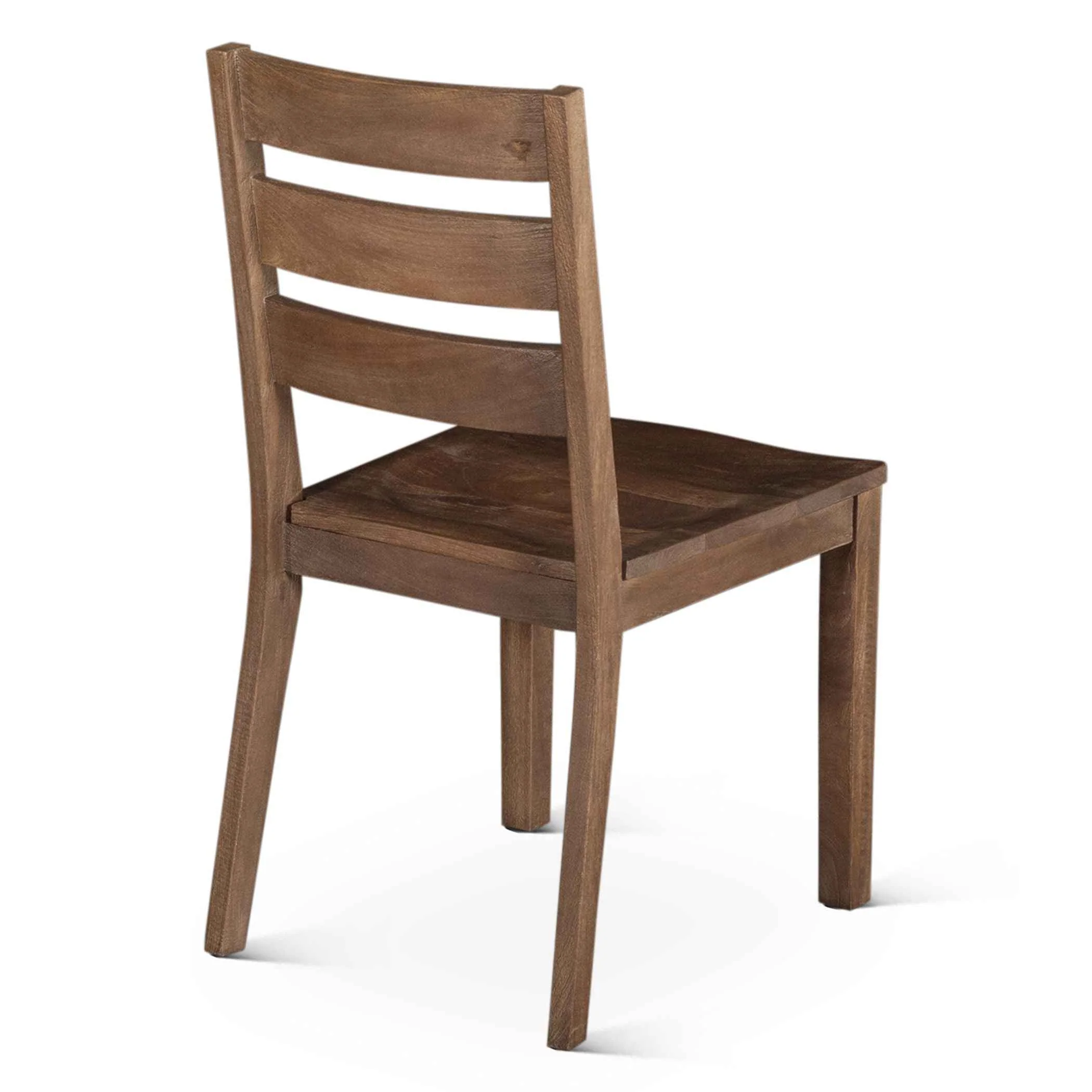Casablanca 18" Ladder Back Dining Chair in Toffee Nut, Set of 2 - Image 4
