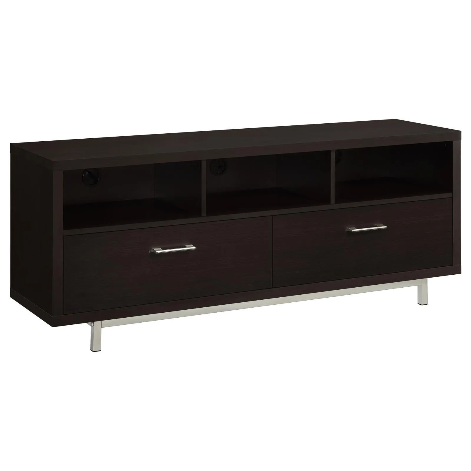Casey Cappuccino 2-Drawer Rectangular TV Console - Image 2
