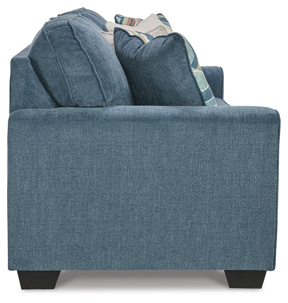 Cashton Blue Sofa - Image 4