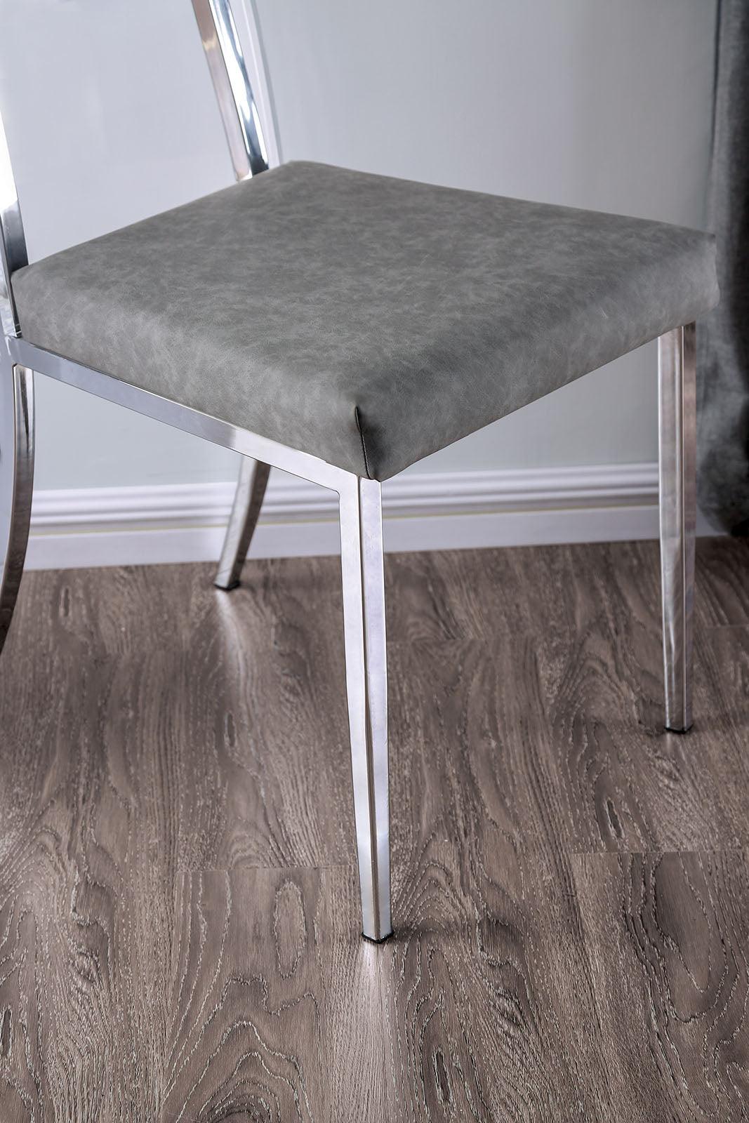 Casper Chrome Side Chair (2/Ctn) - Image 2
