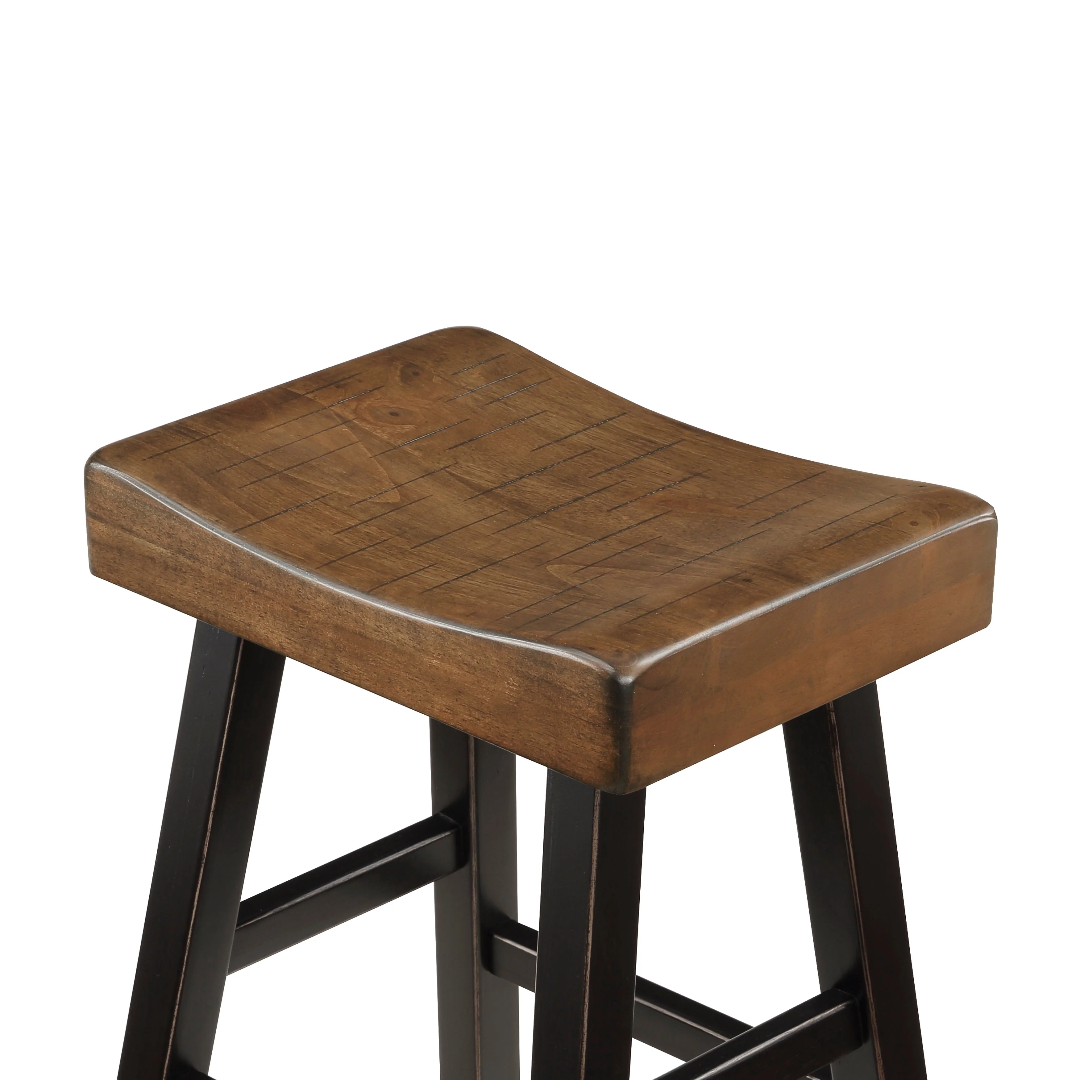 Caspian Black/Brown 4-Piece Pack Pub Height Set - Image 8