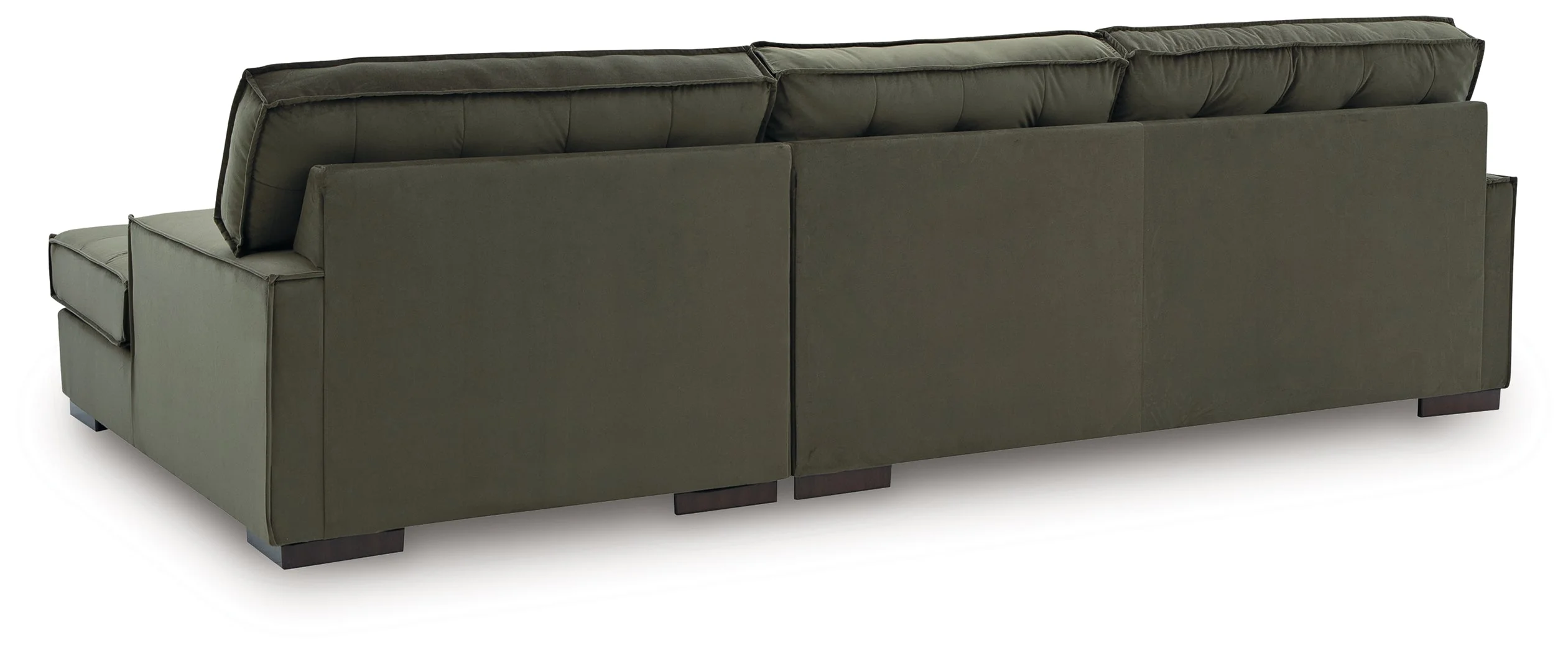 Caspian-Town Olive 2-Piece Right Arm Facing (RAF) Chaise Sectional - Image 4