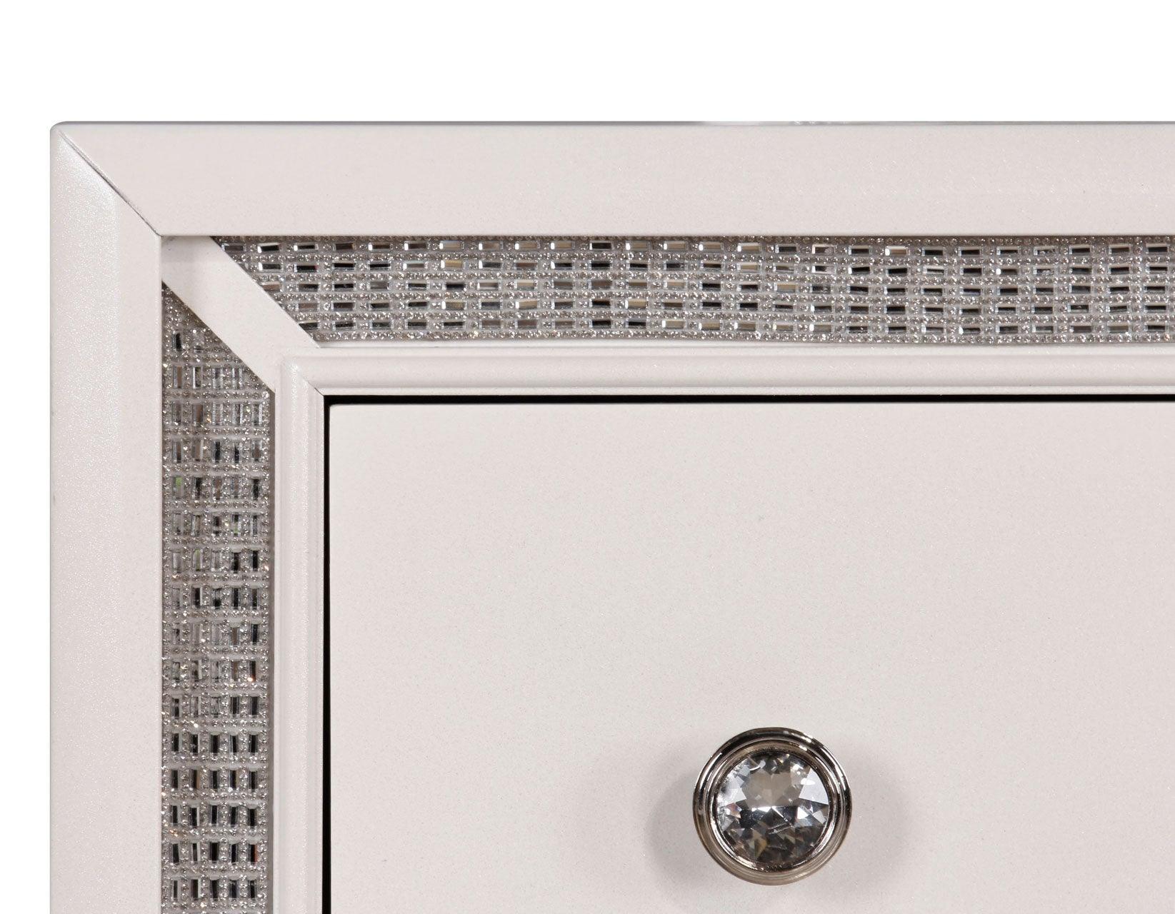 Cassie Illuminating 4-Piece Glam King Bedroom Set - Image 24