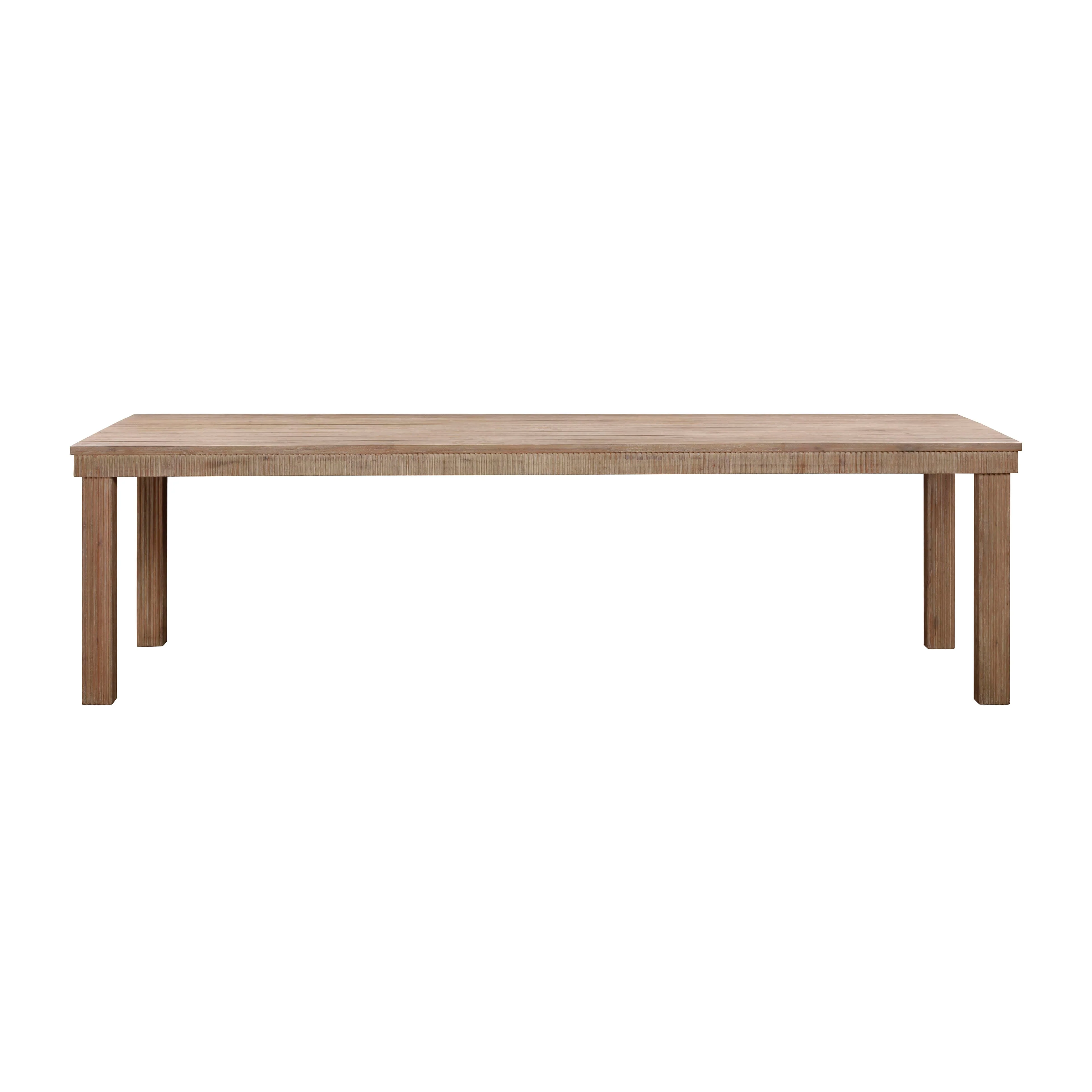 Cassie Natural Outdoor Rectangular Dining Table - Image 10