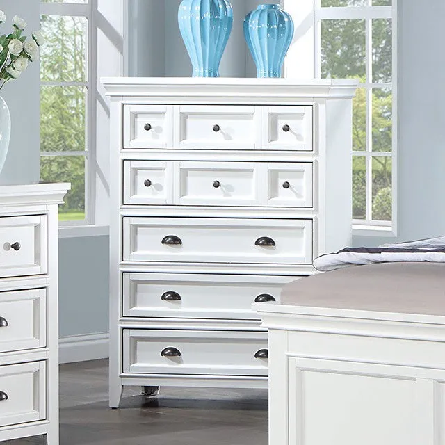 Castile White 5-Piece Queen Bedroom Set - Image 7