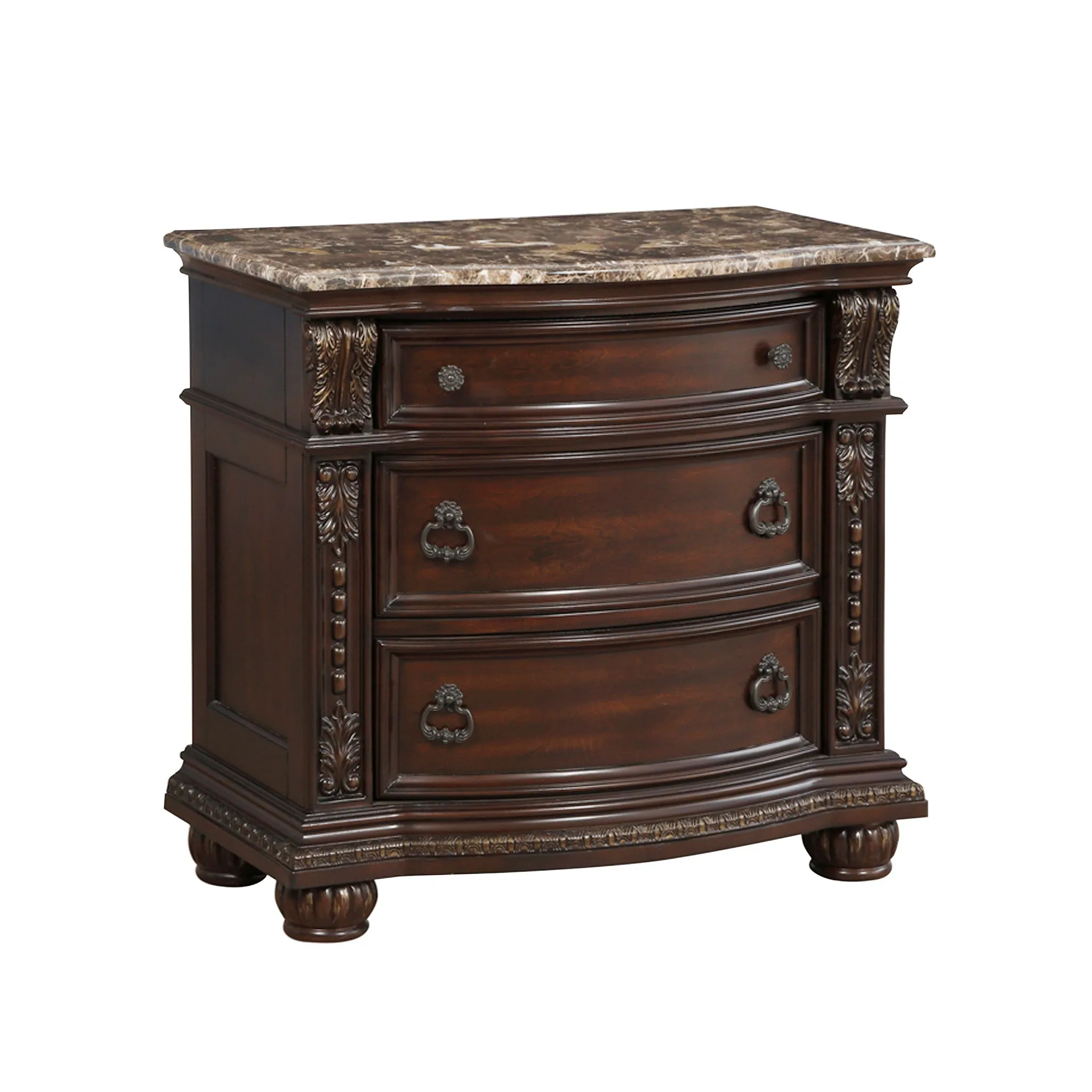 Cavalier Dark Cherry Nightstand - Image 3
