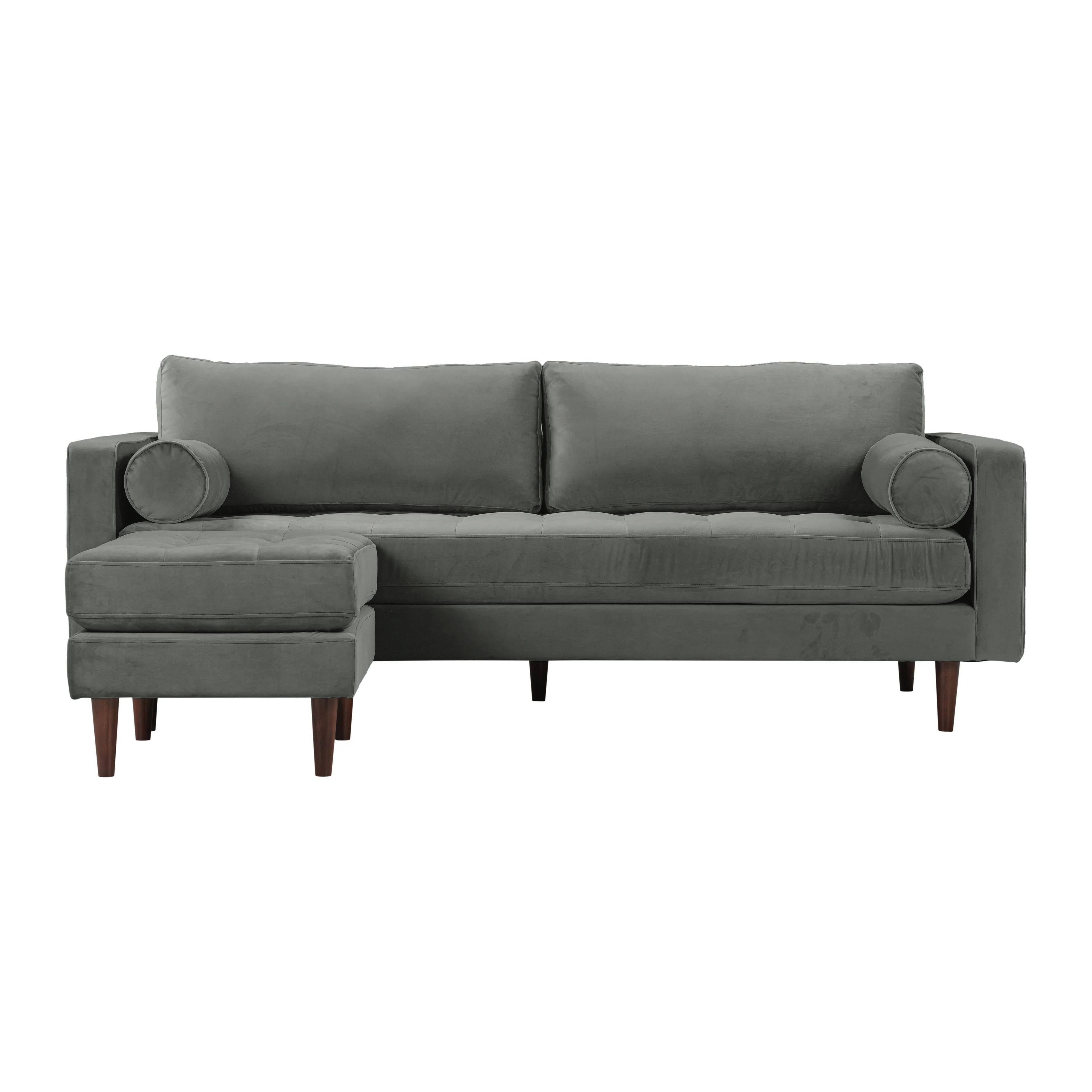 Cave Velvet Sectional - Image 11
