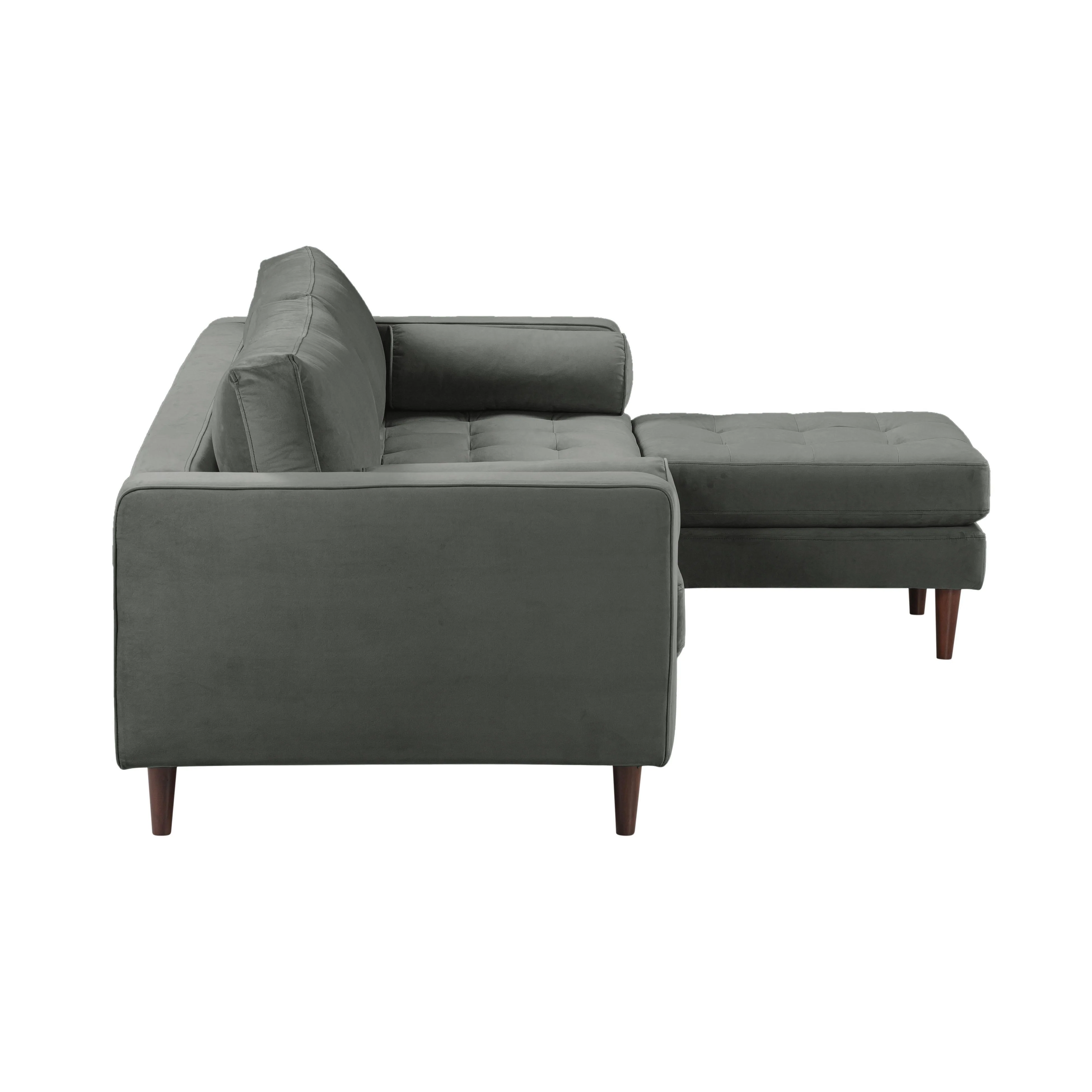 Cave Velvet Sectional - Image 12