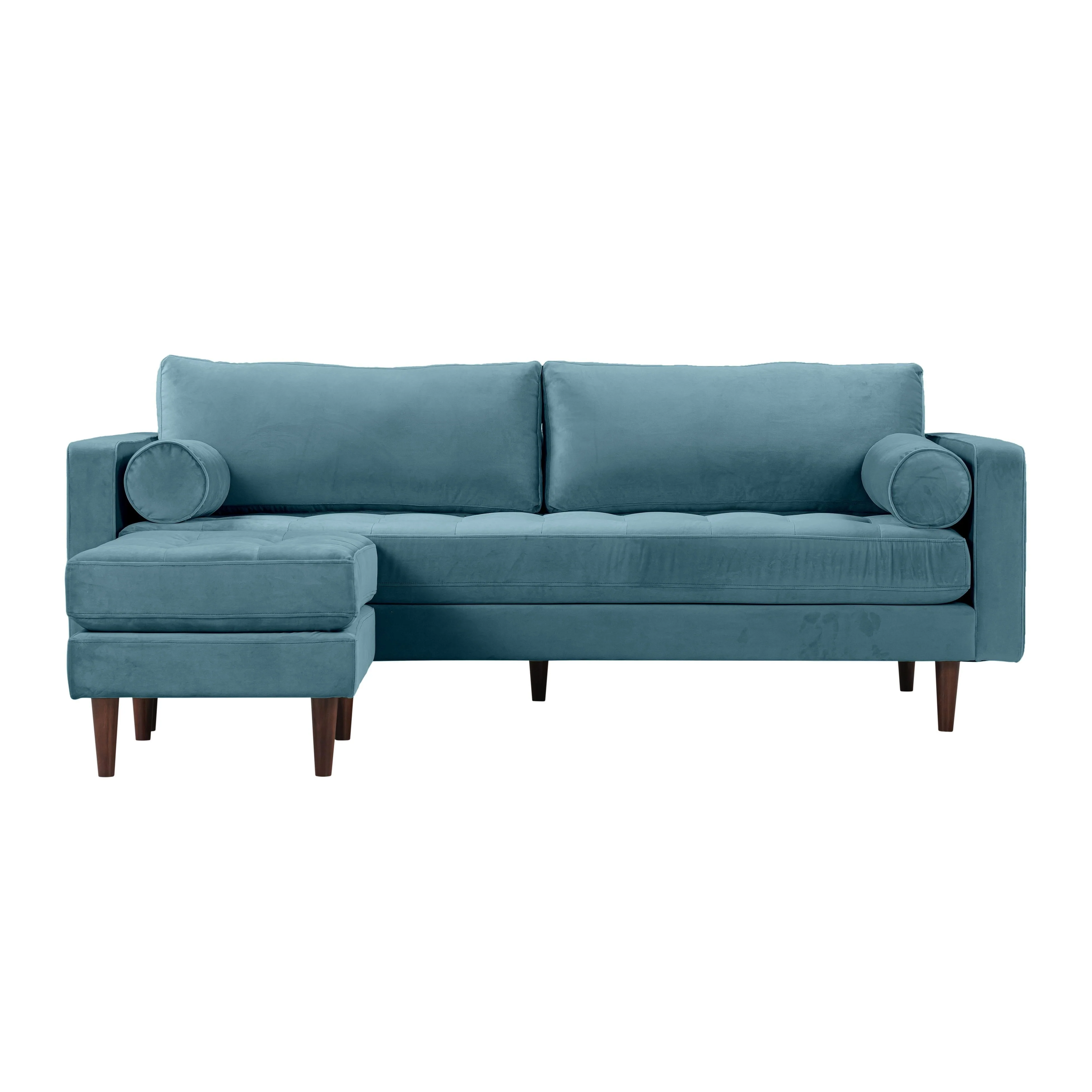 Cave Velvet Sectional - Image 4
