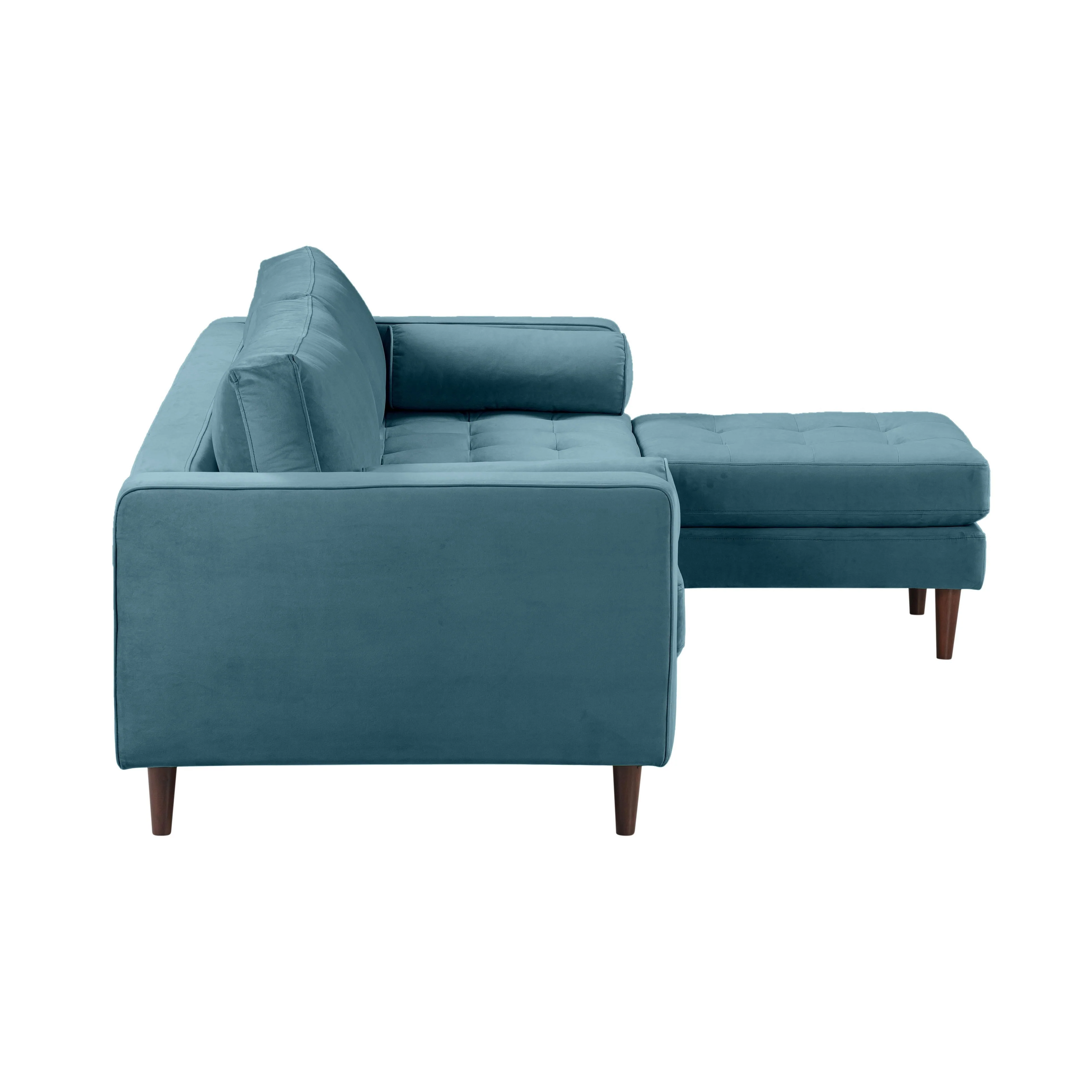 Cave Velvet Sectional - Image 5