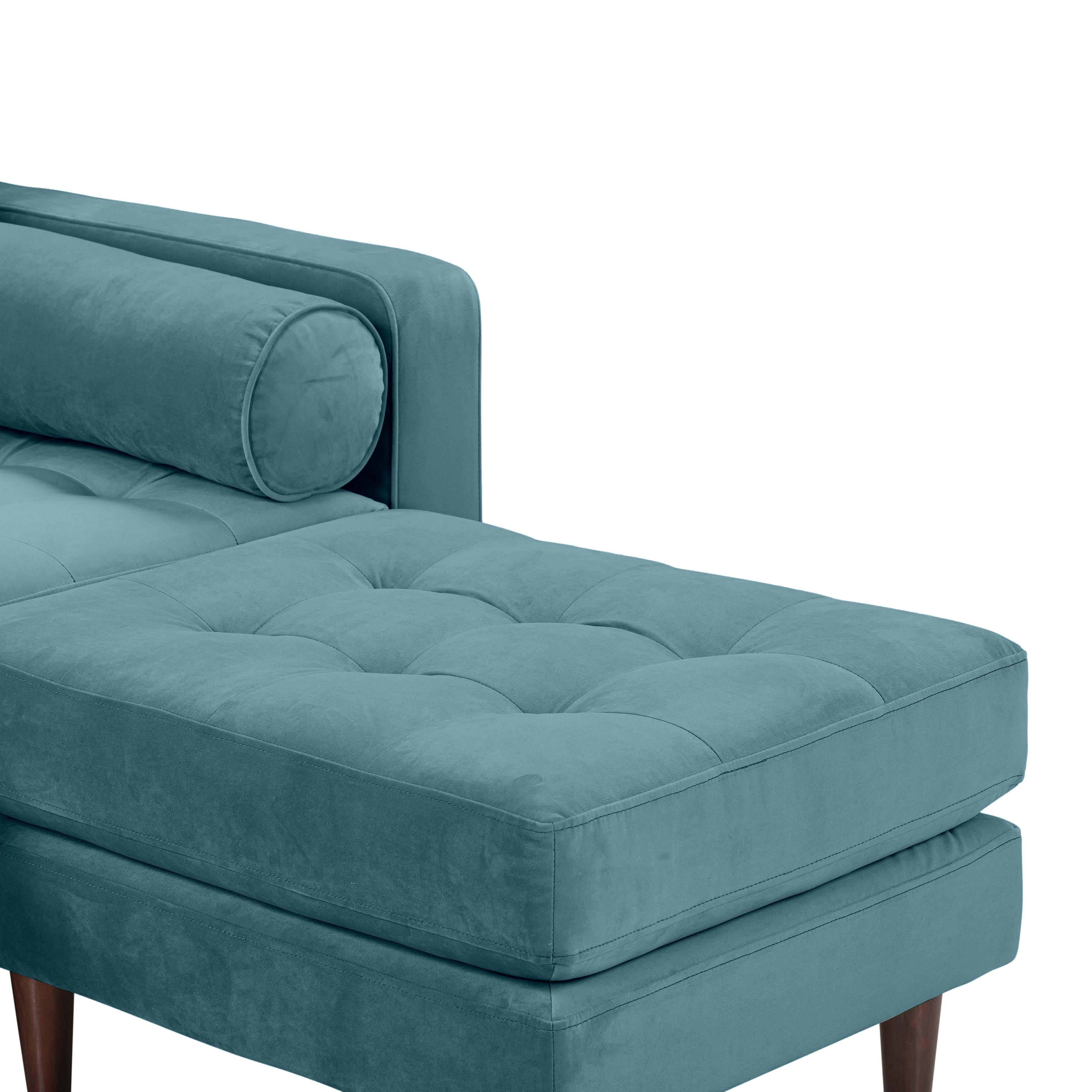 Cave Velvet Sectional - Image 6